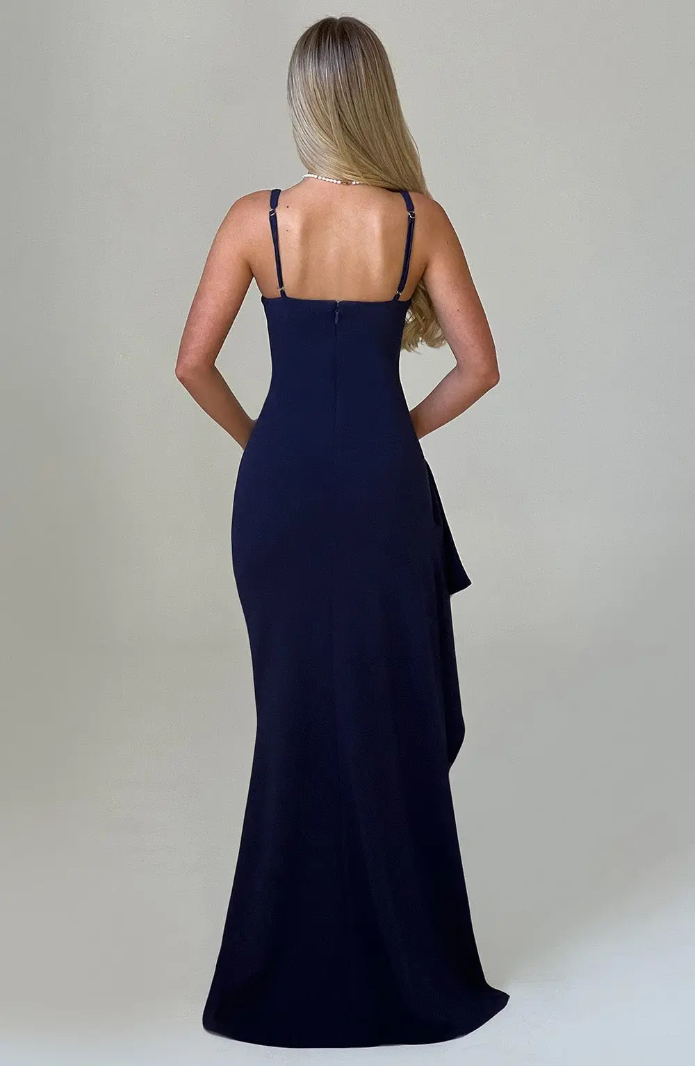 Violetta Maxi Dress - Navy - Image 3