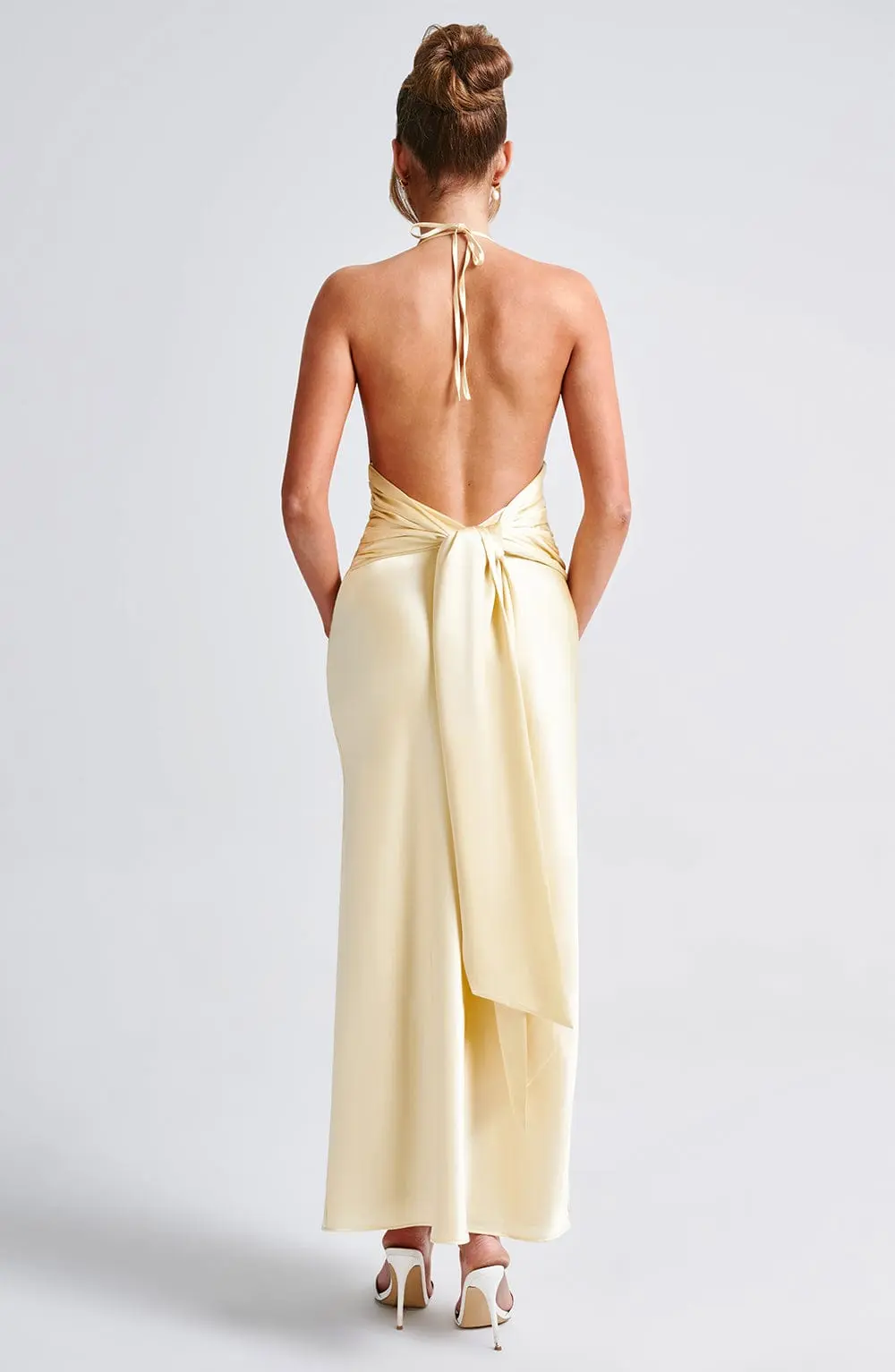 Kiandra Maxi Dress - Lemon - Image 4
