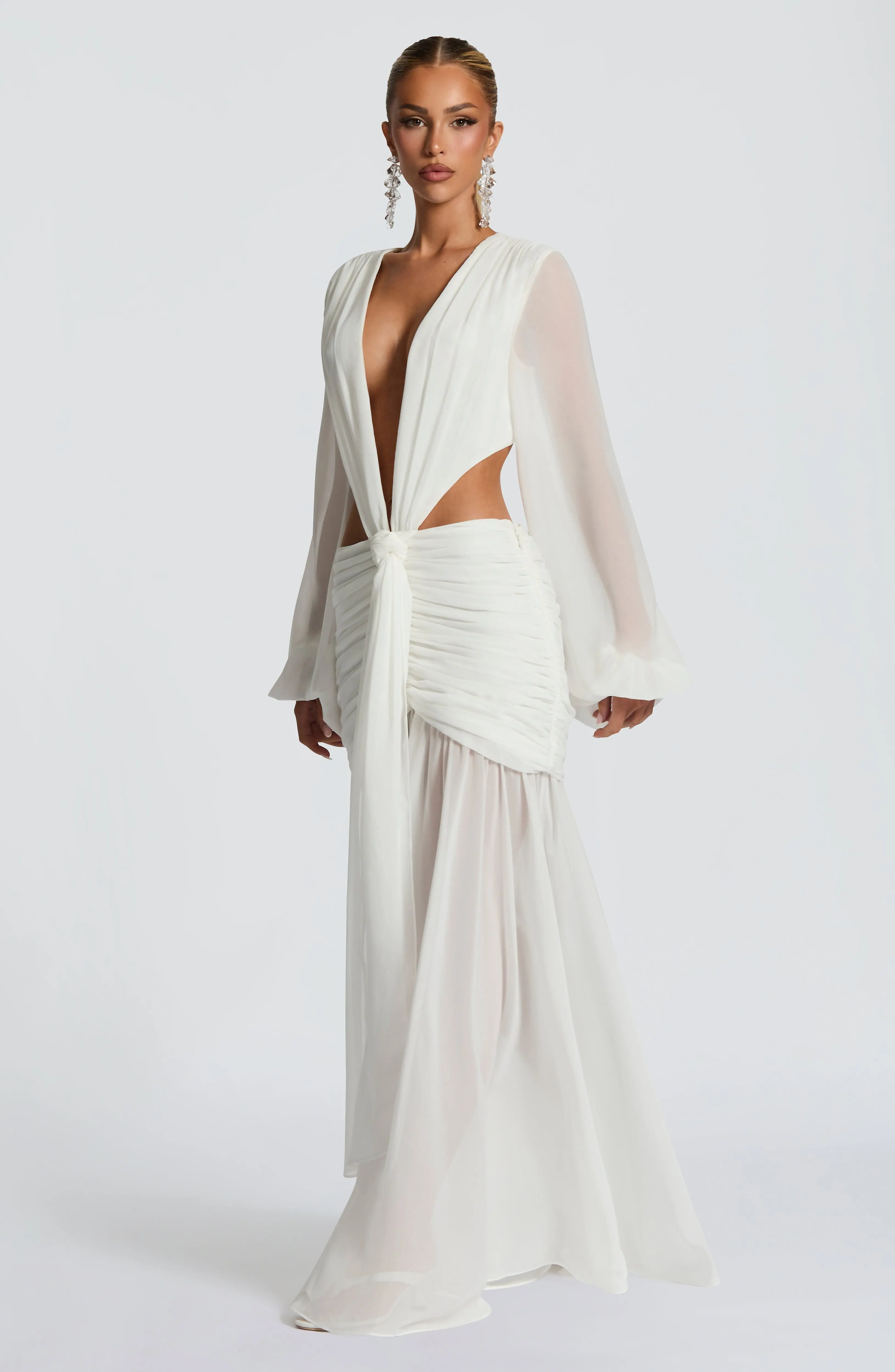 Andrina Maxi Dress - Ivory - Image 5