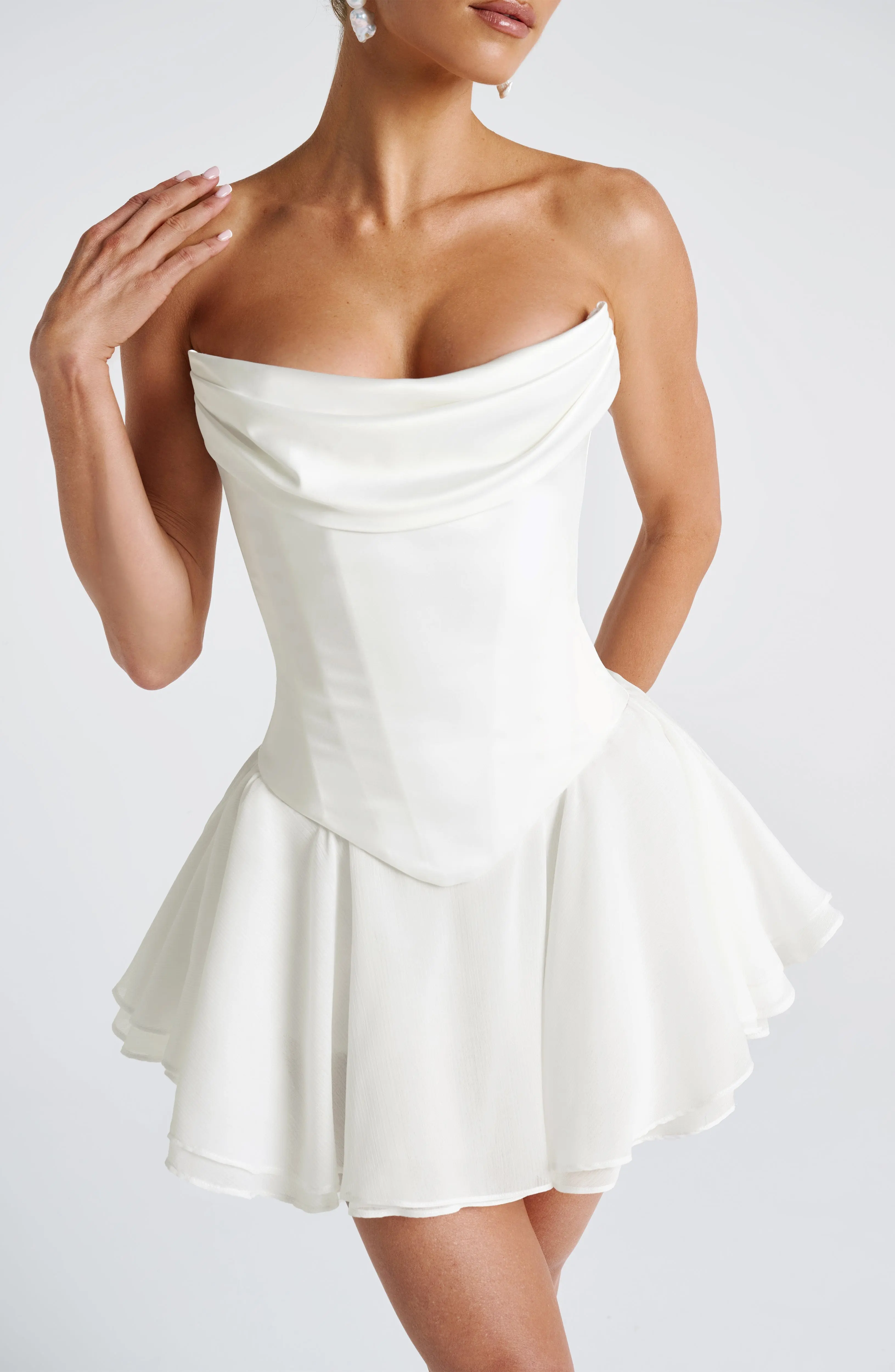 Callista Corset - Ivory - Image 2