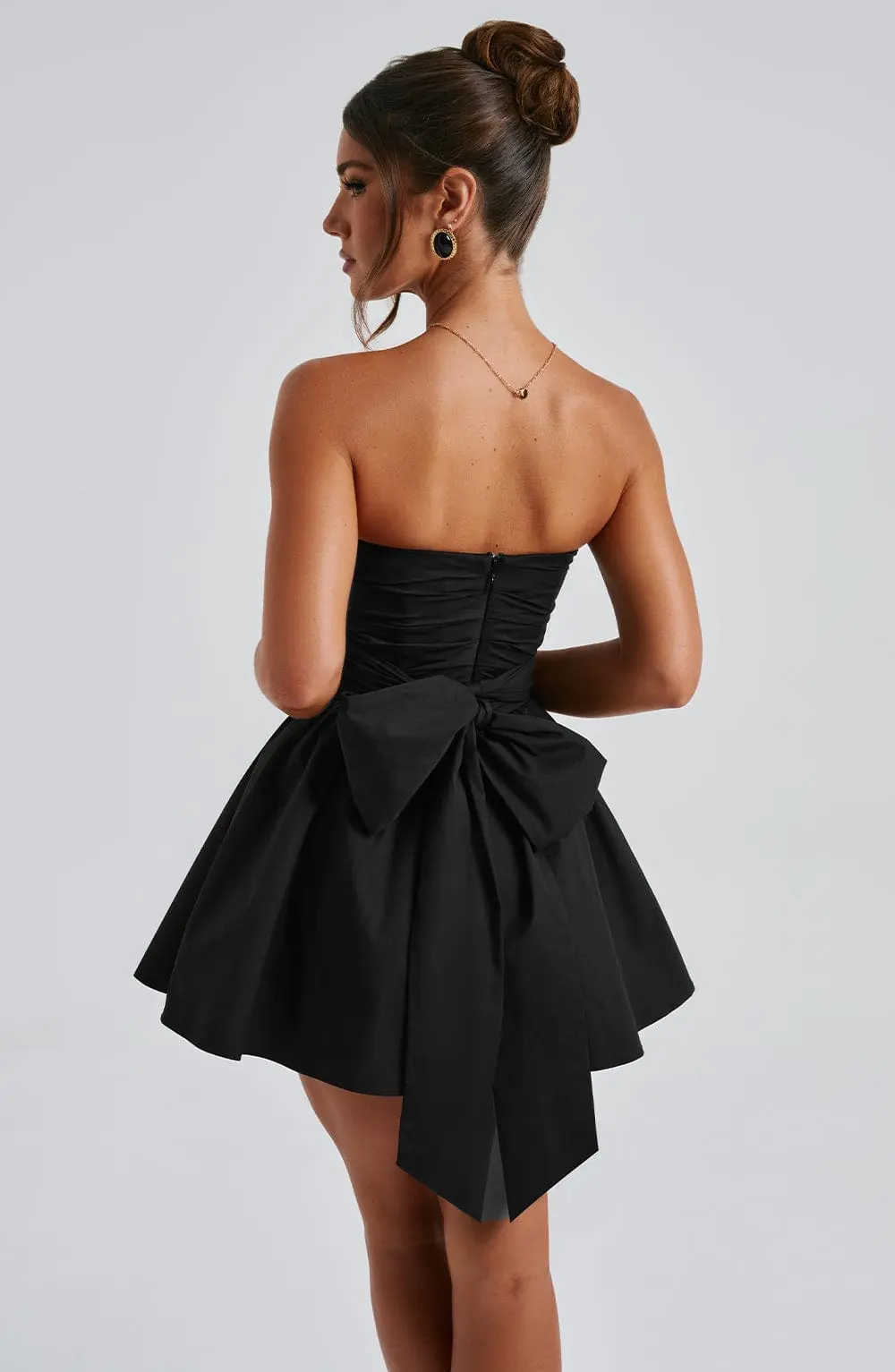 Katrina Mini Dress - Black - Image 11