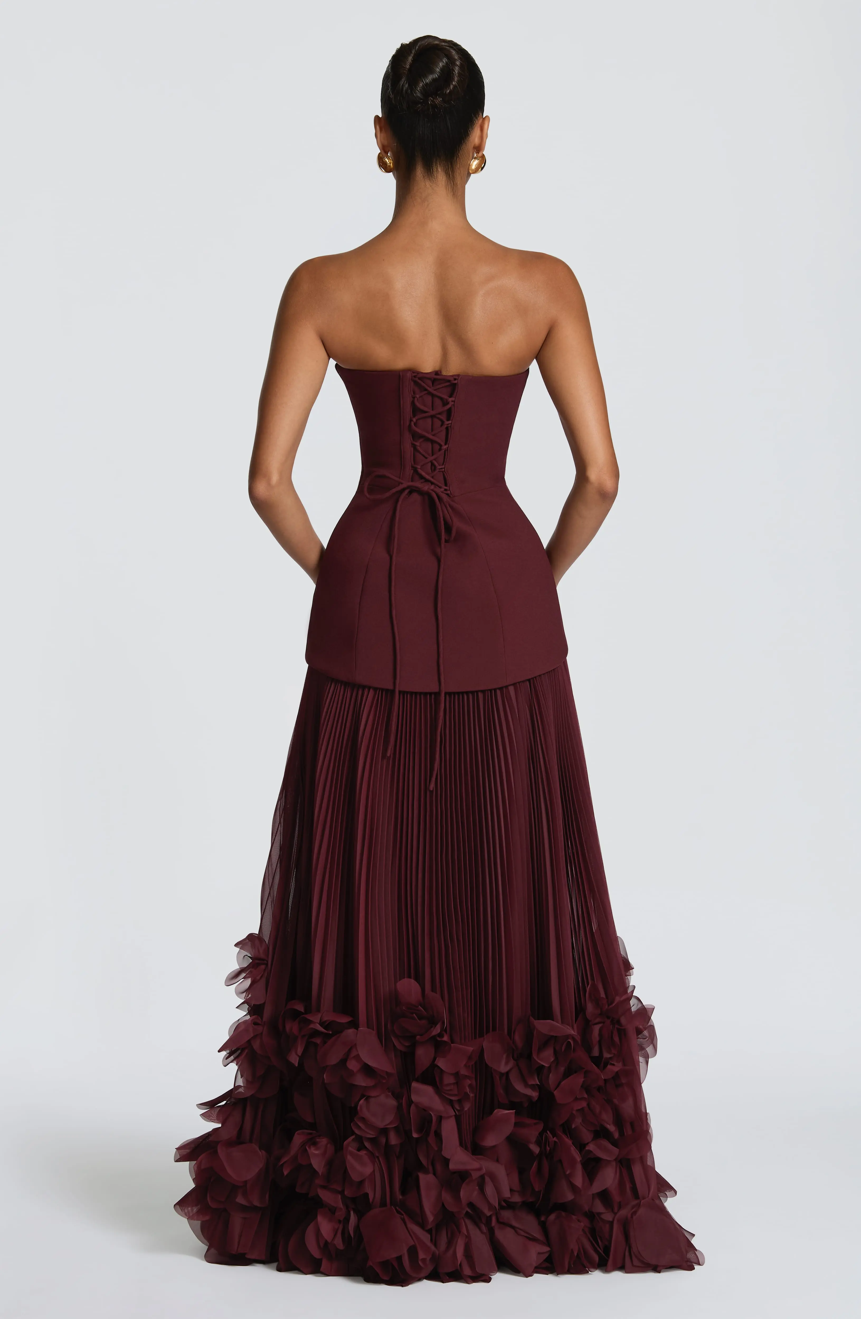 Seraphina Gown - Cherry Lacquer - Image 2