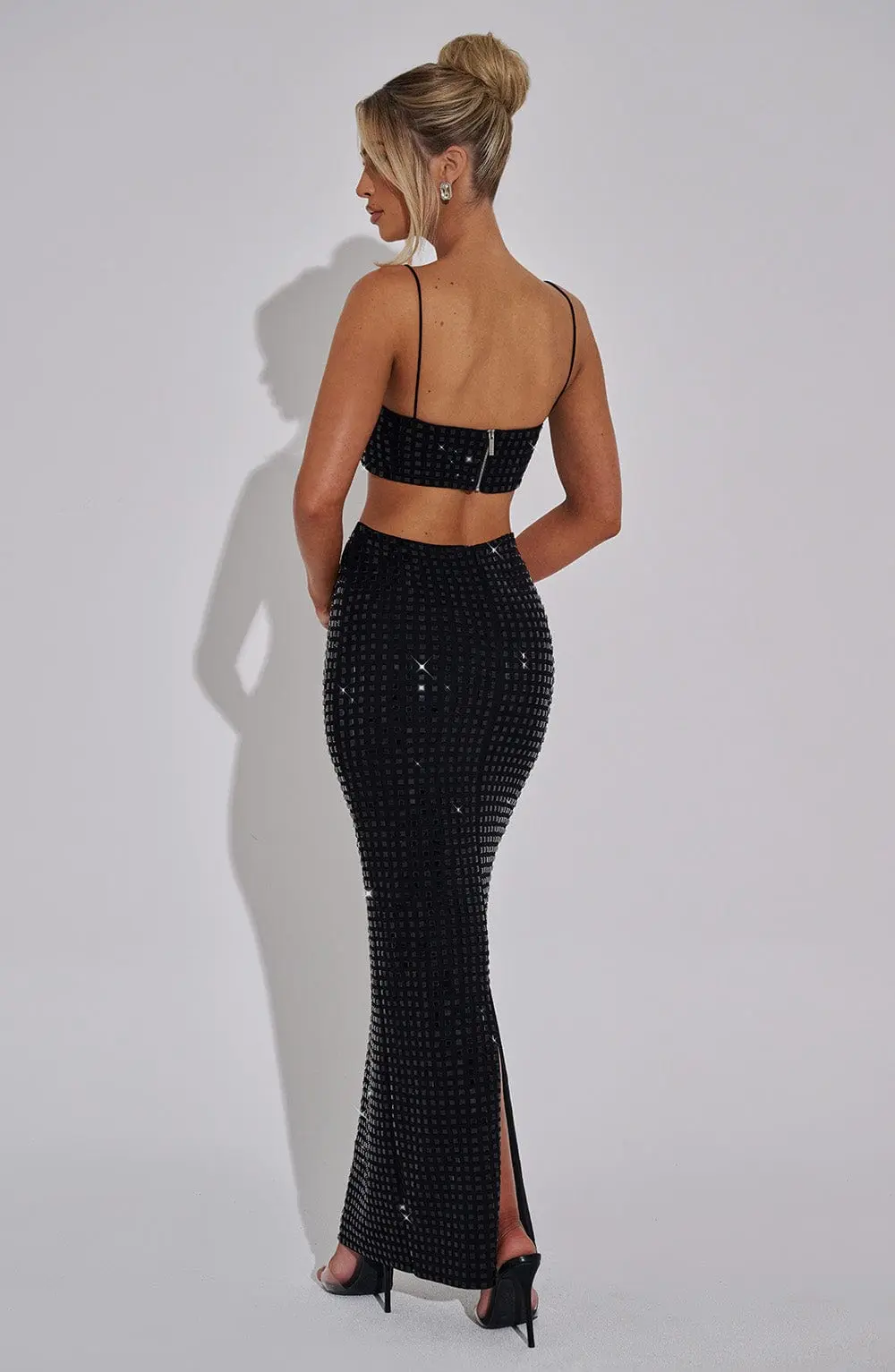 Dimity Maxi Skirt - Black - Image 5