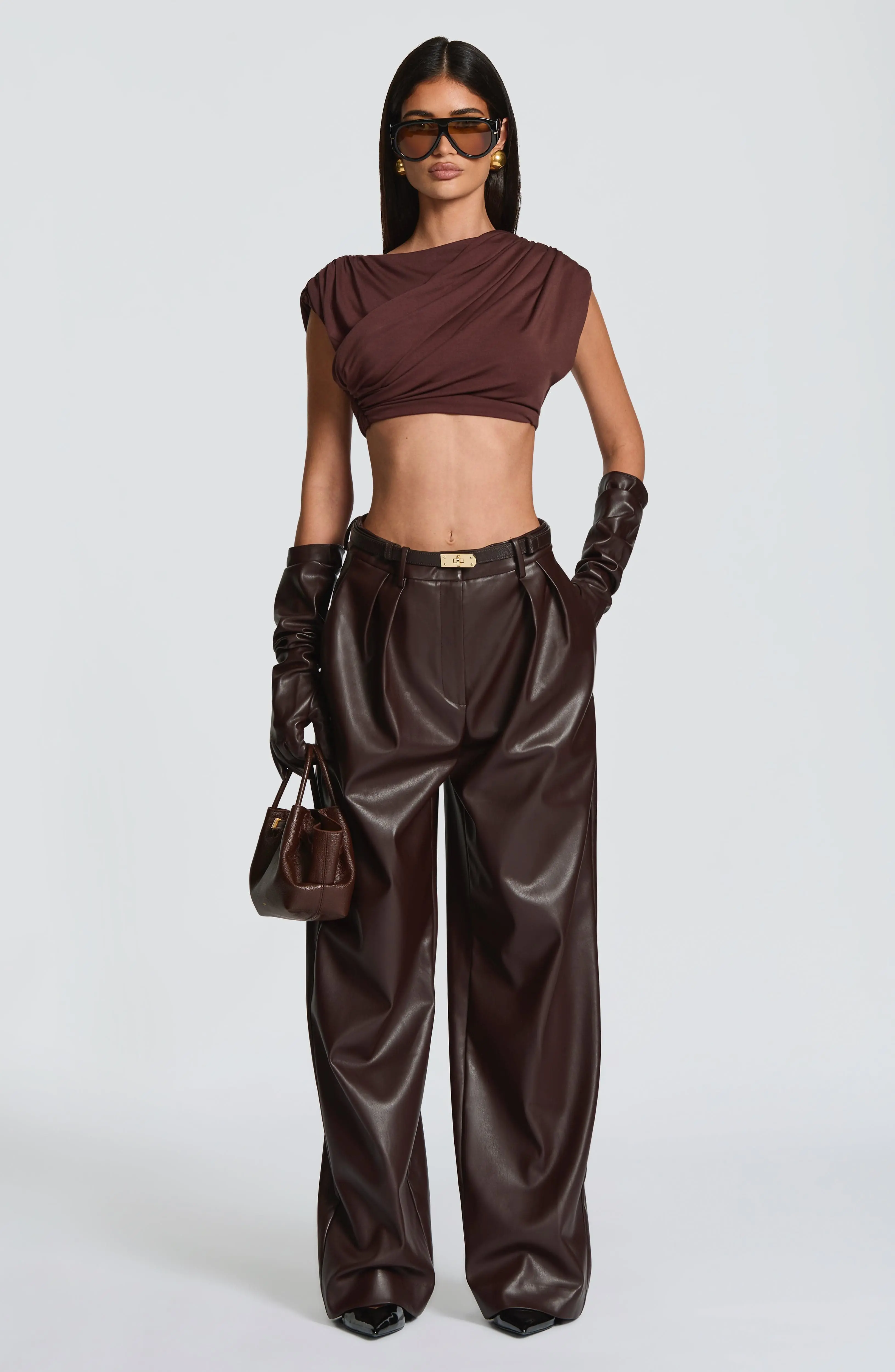 Amara Top - Plum Brown - Image 9
