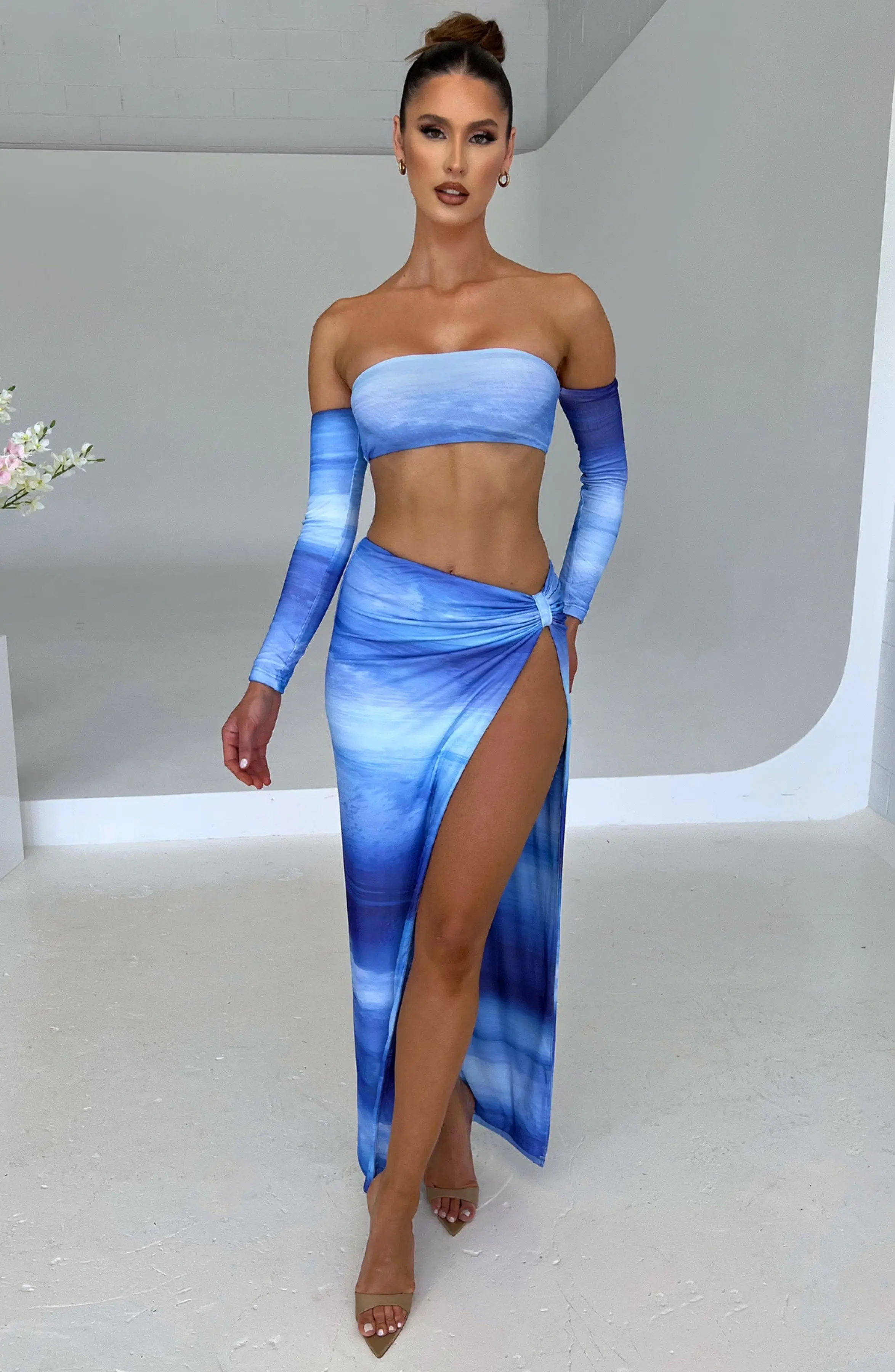 Brynn Top - Blue Haze Print - Image 4