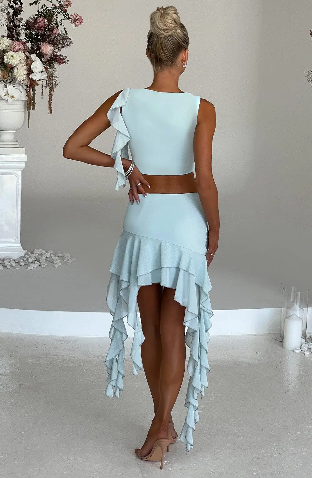 Ferna Mini Skirt - Mint - Image 2