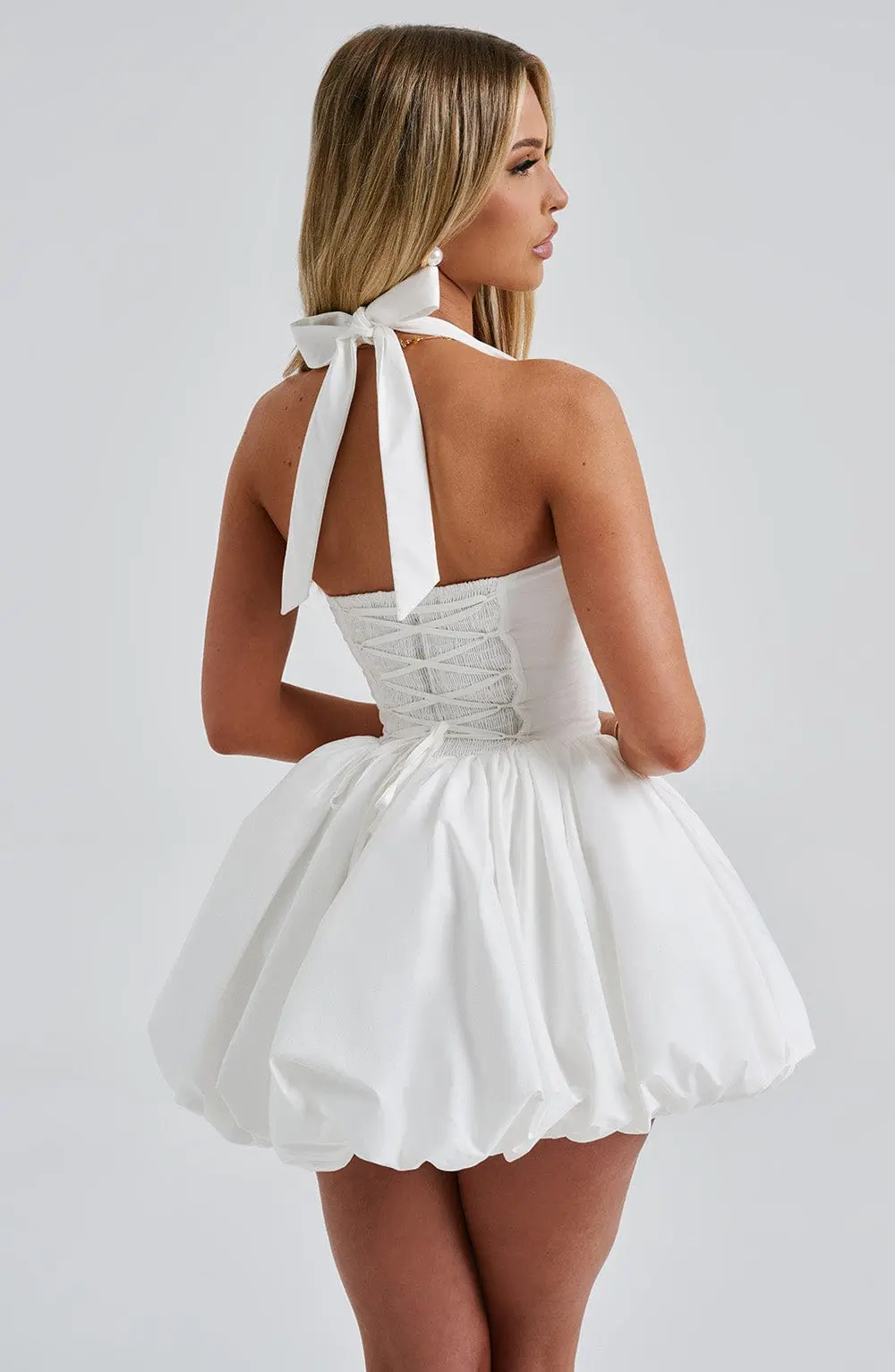 Maricia Mini Dress - Ivory - Image 6