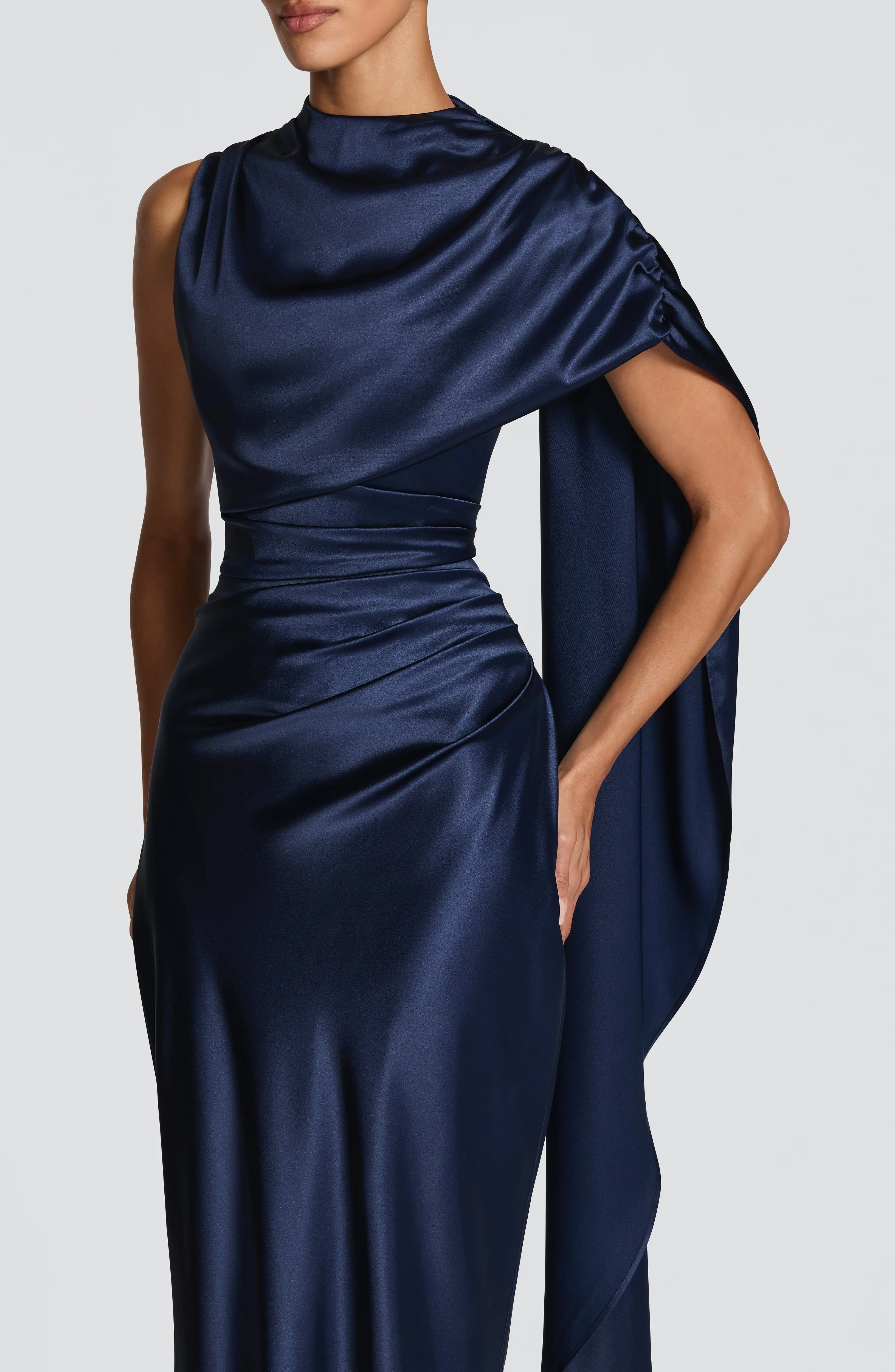 Avendra Maxi Dress - Navy - Image 5