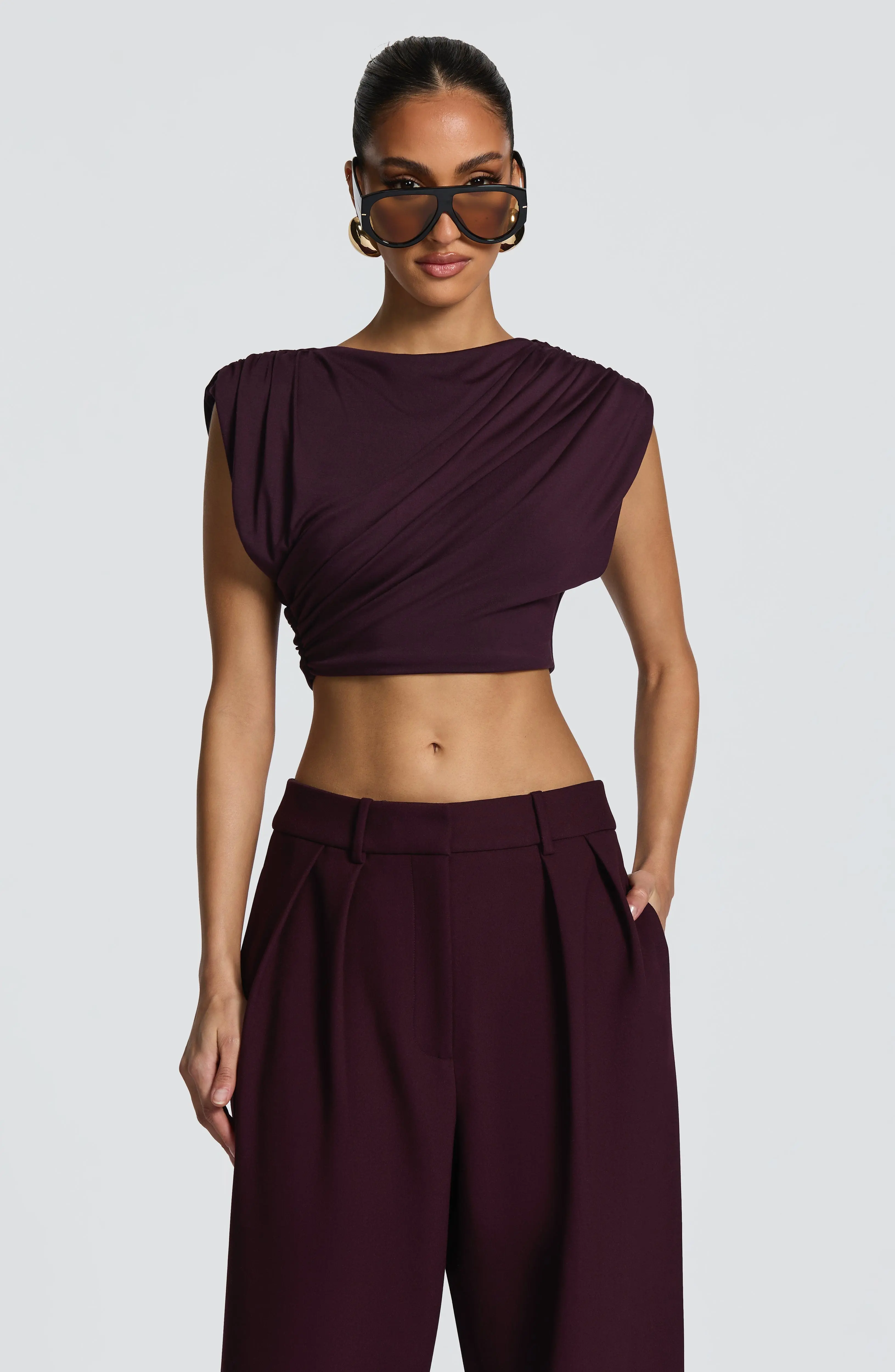 Amara Top - Plum - Image 2