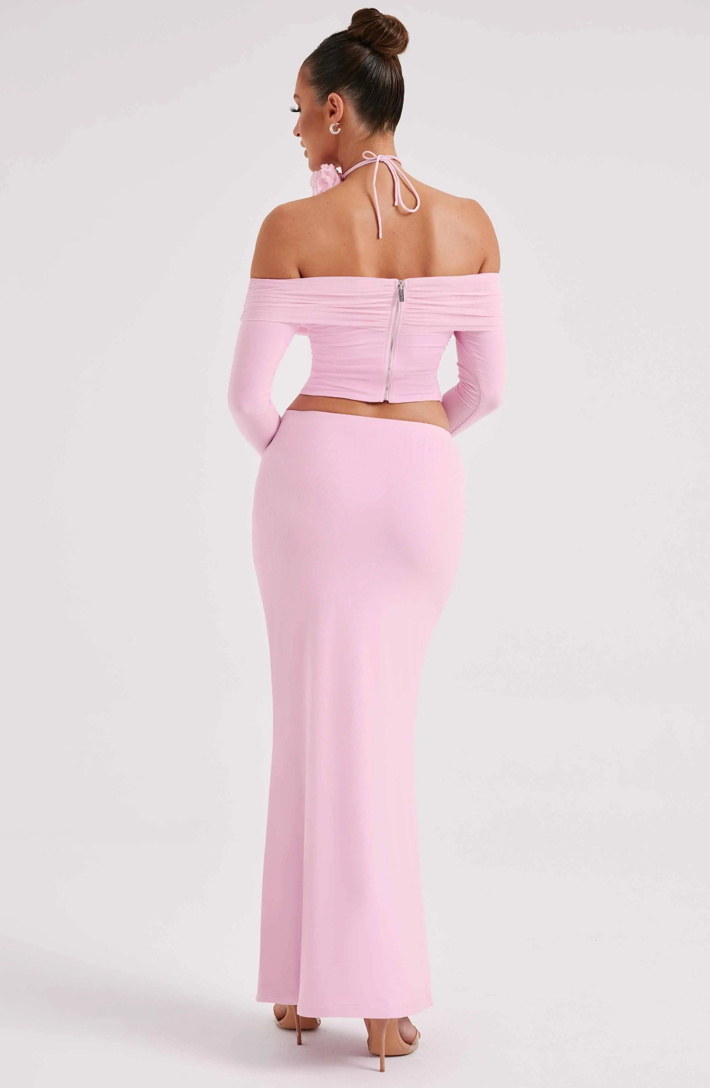 Deema Maxi Skirt - Pink - Image 6