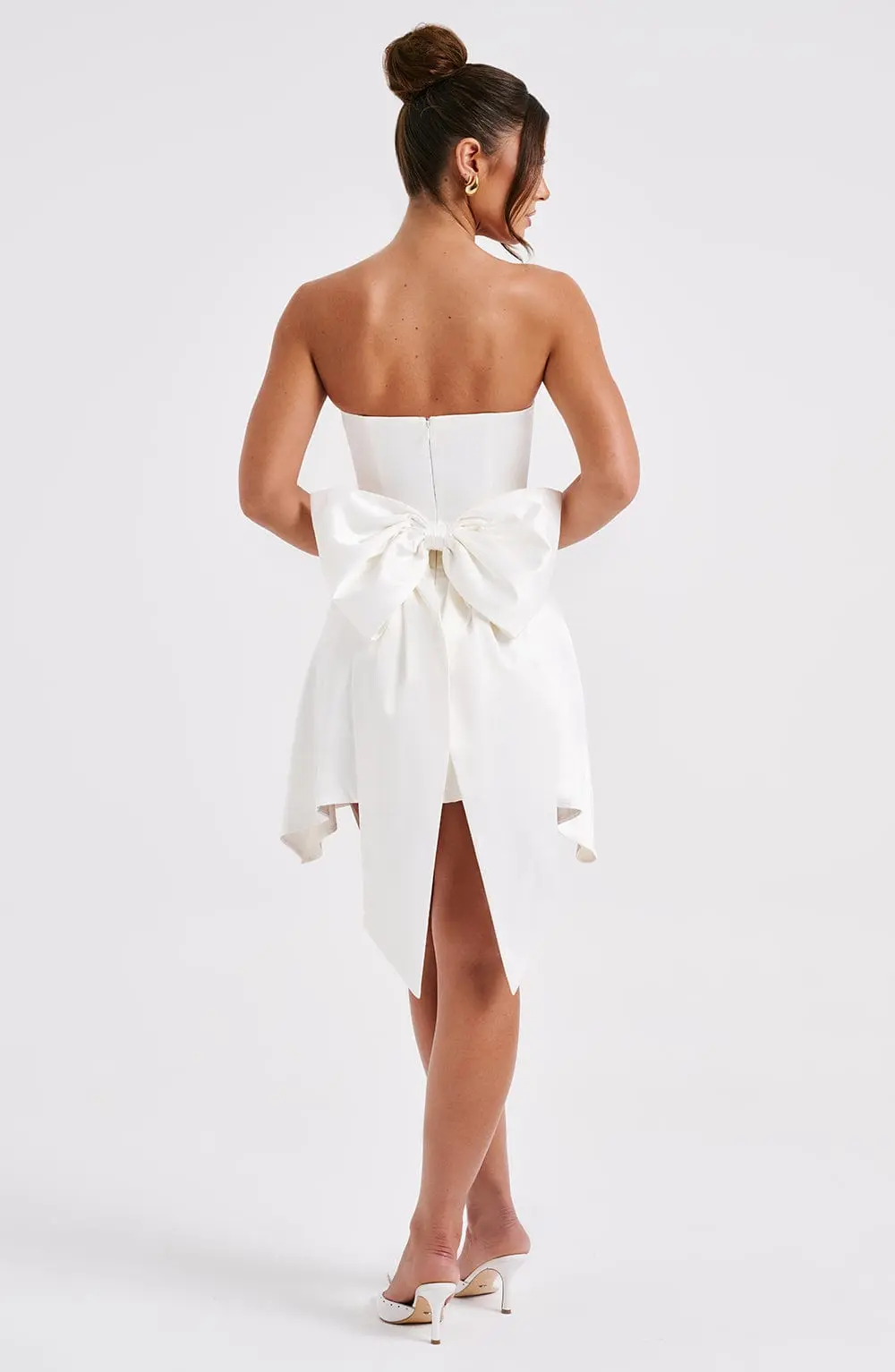 Freja Mini Dress - Ivory - Image 7
