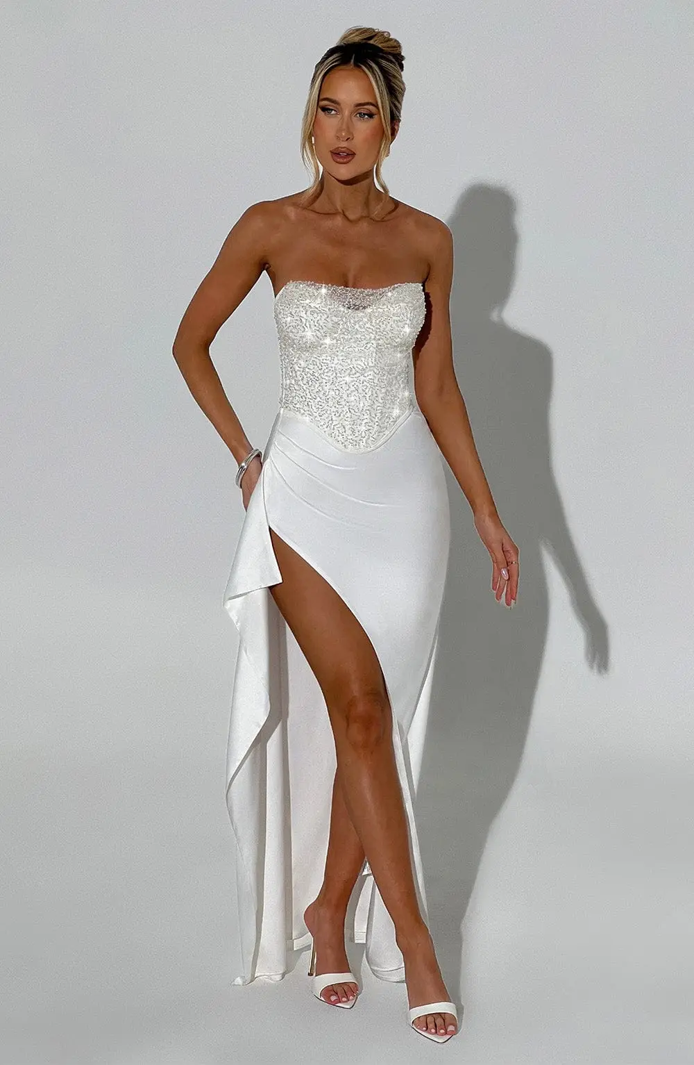 Emrielle Maxi Dress - Ivory - Image 11