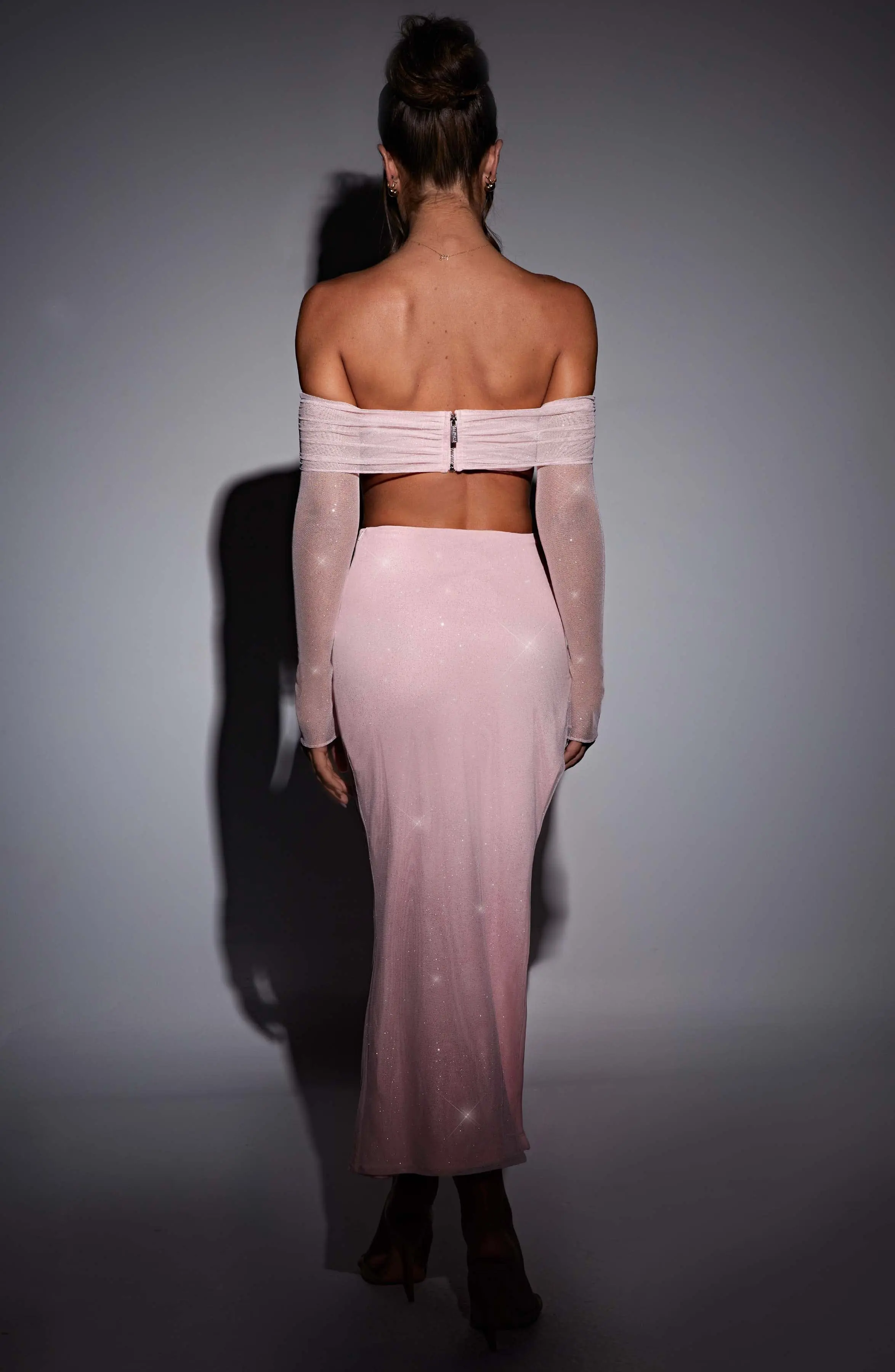 Jana Maxi Skirt - Pink Sparkle - Image 2