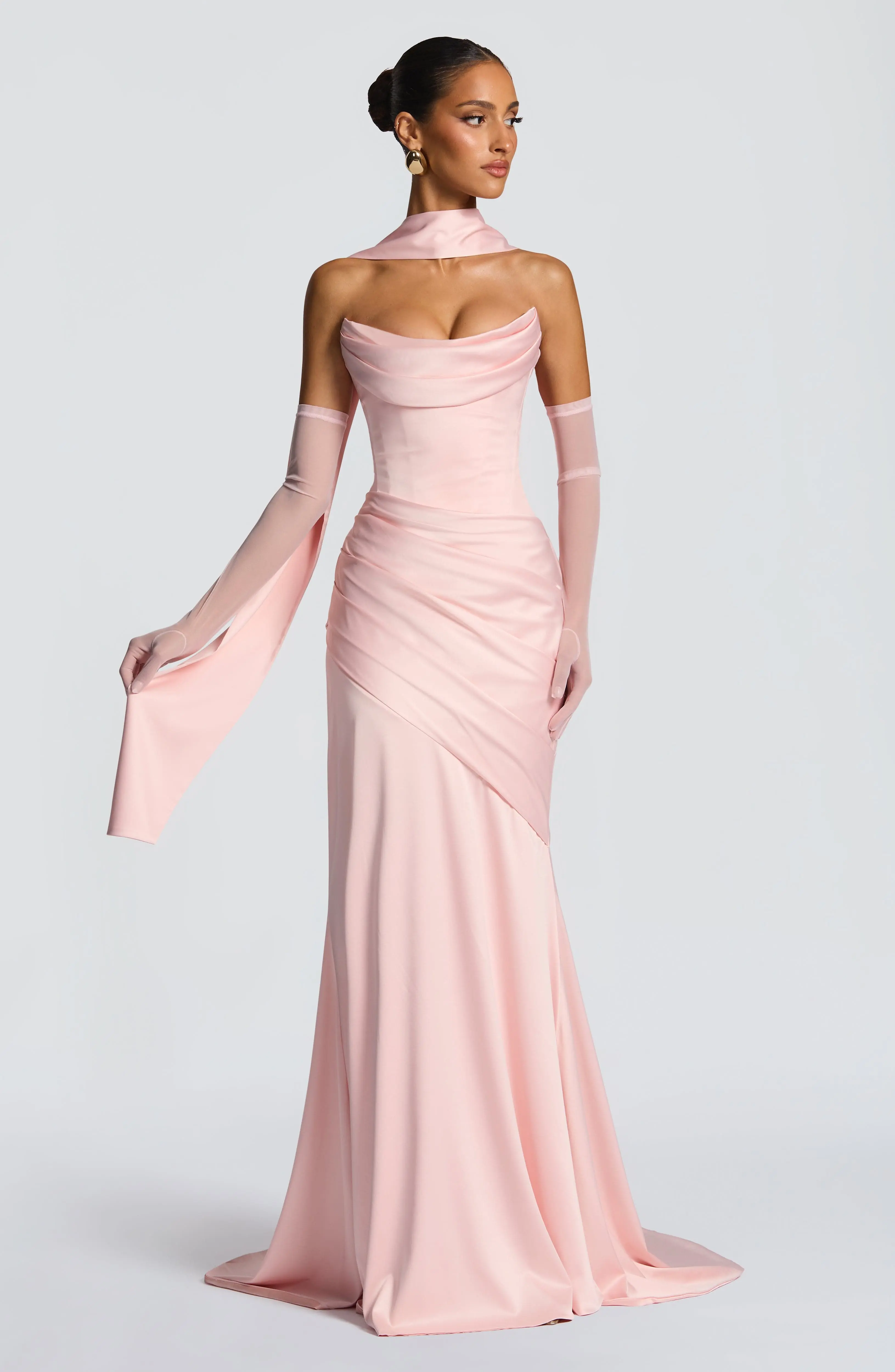 Kensington Maxi Dress - Blush - Image 11