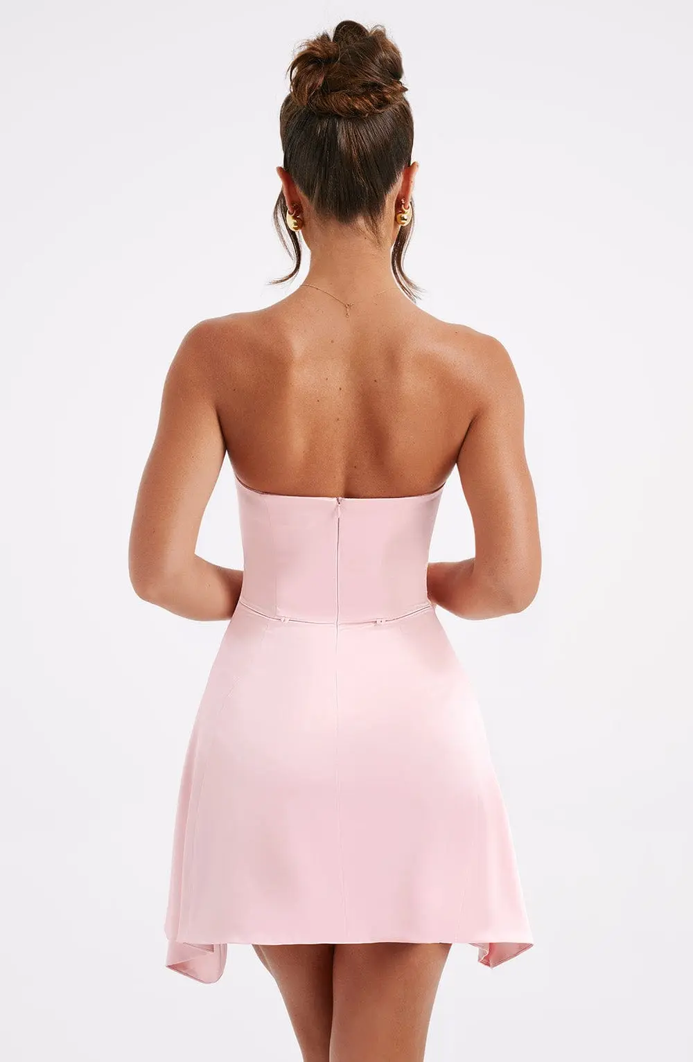 Freja Mini Dress - Blush - Image 8