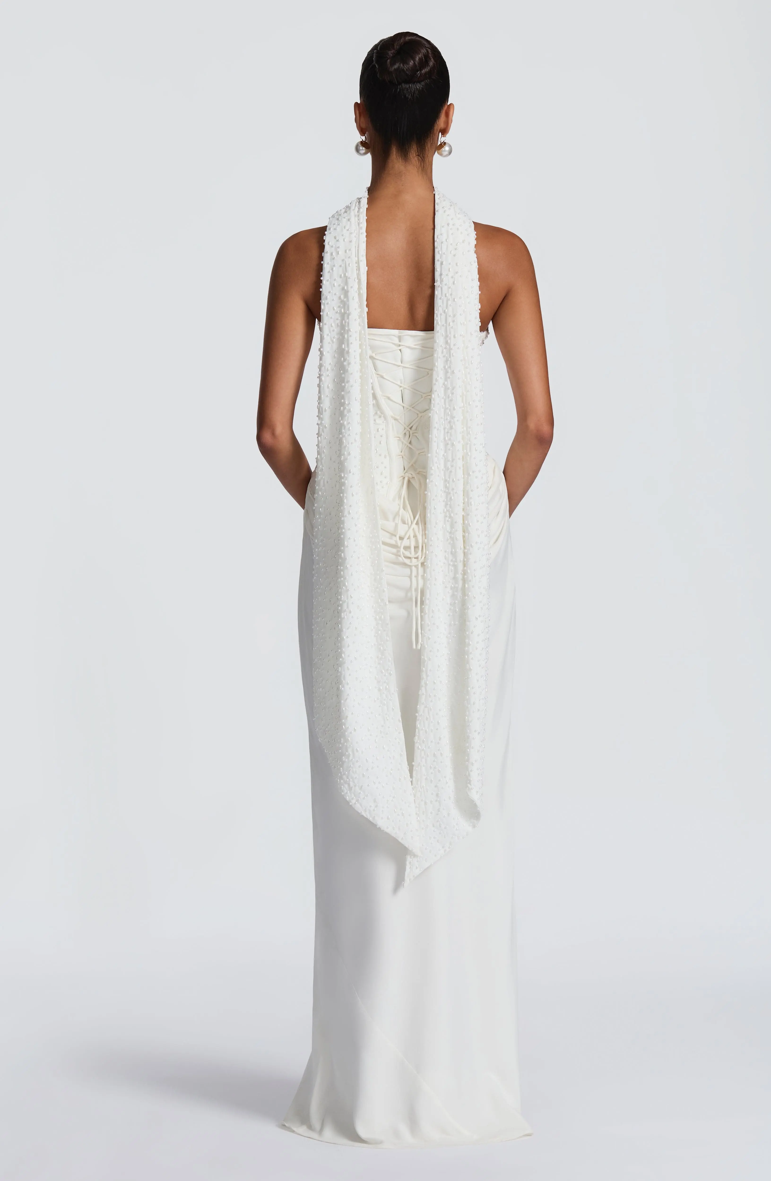 Tindra Maxi Dress - Ivory - Image 13