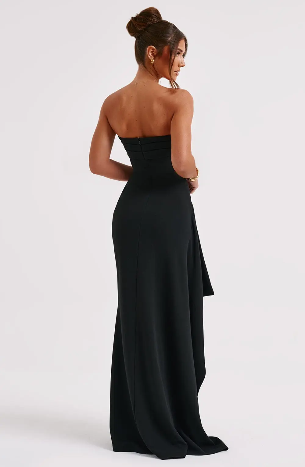Zafira Maxi Dress - Black - Image 4