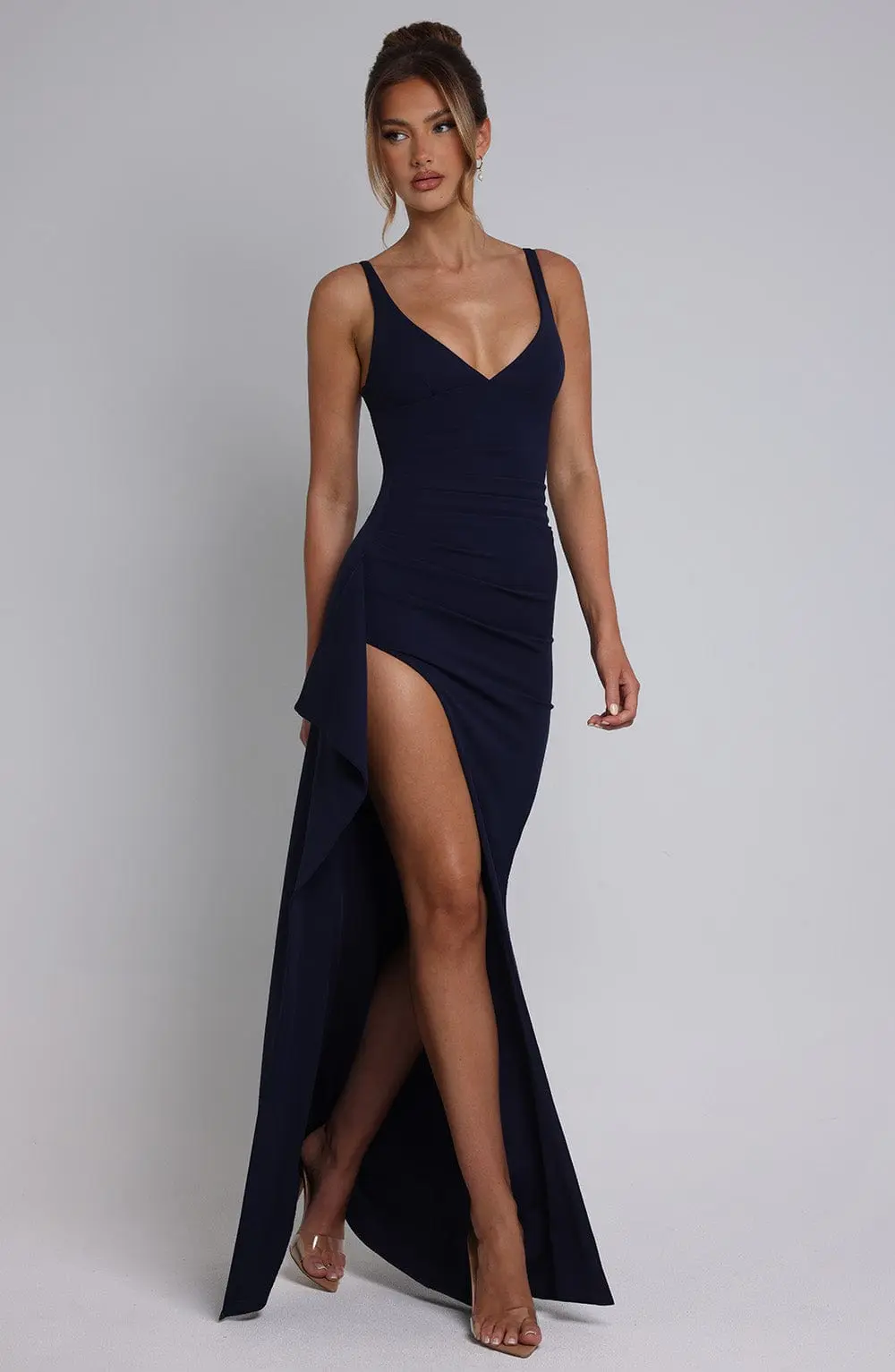 Violetta Maxi Dress - Navy - Image 5