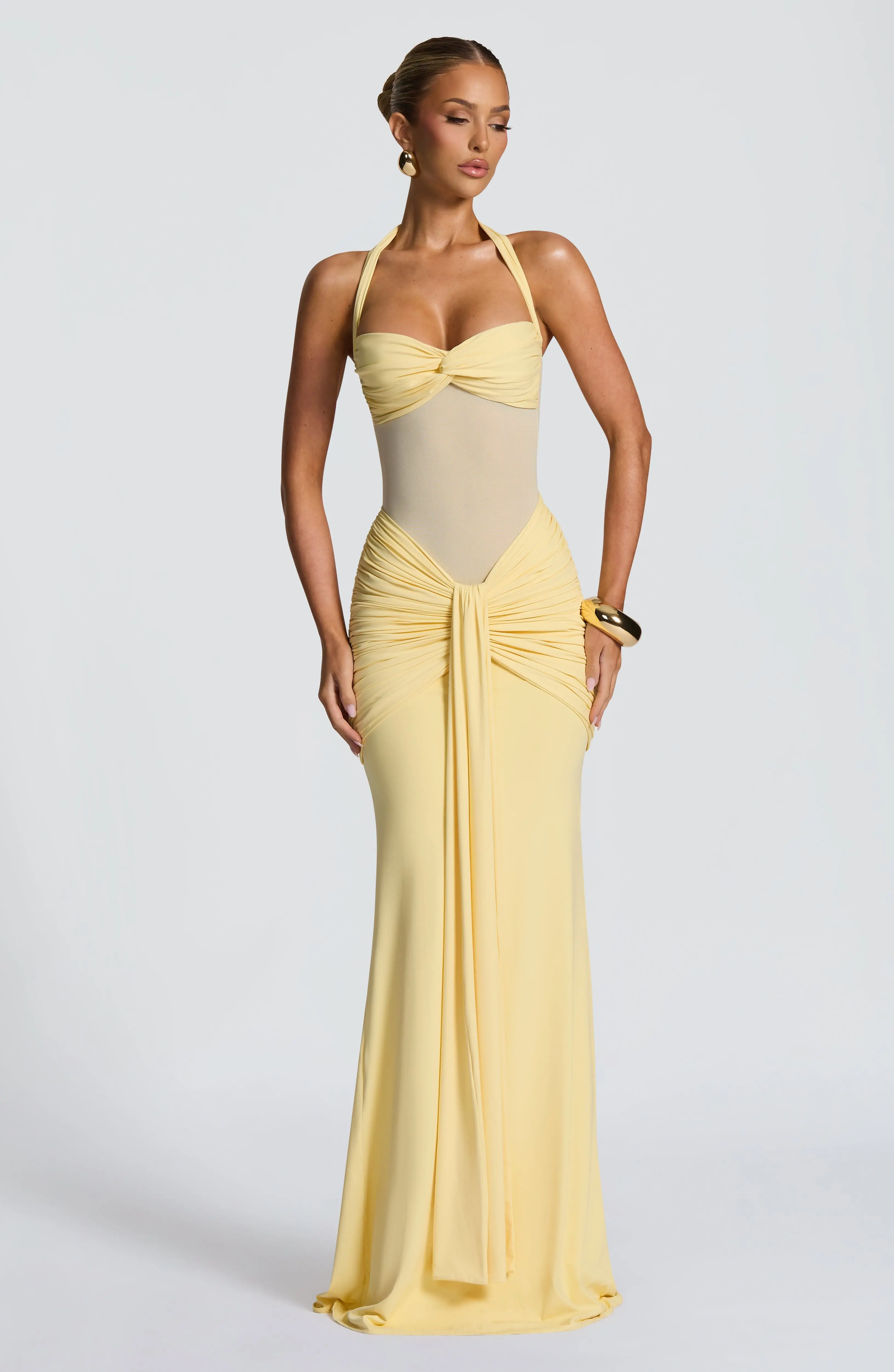 Vixen Maxi Dress - Lemon - Image 5