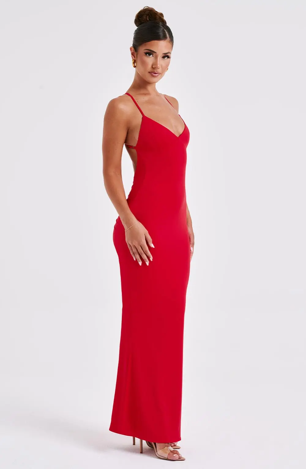 Zelda Maxi Dress - Red - Image 10