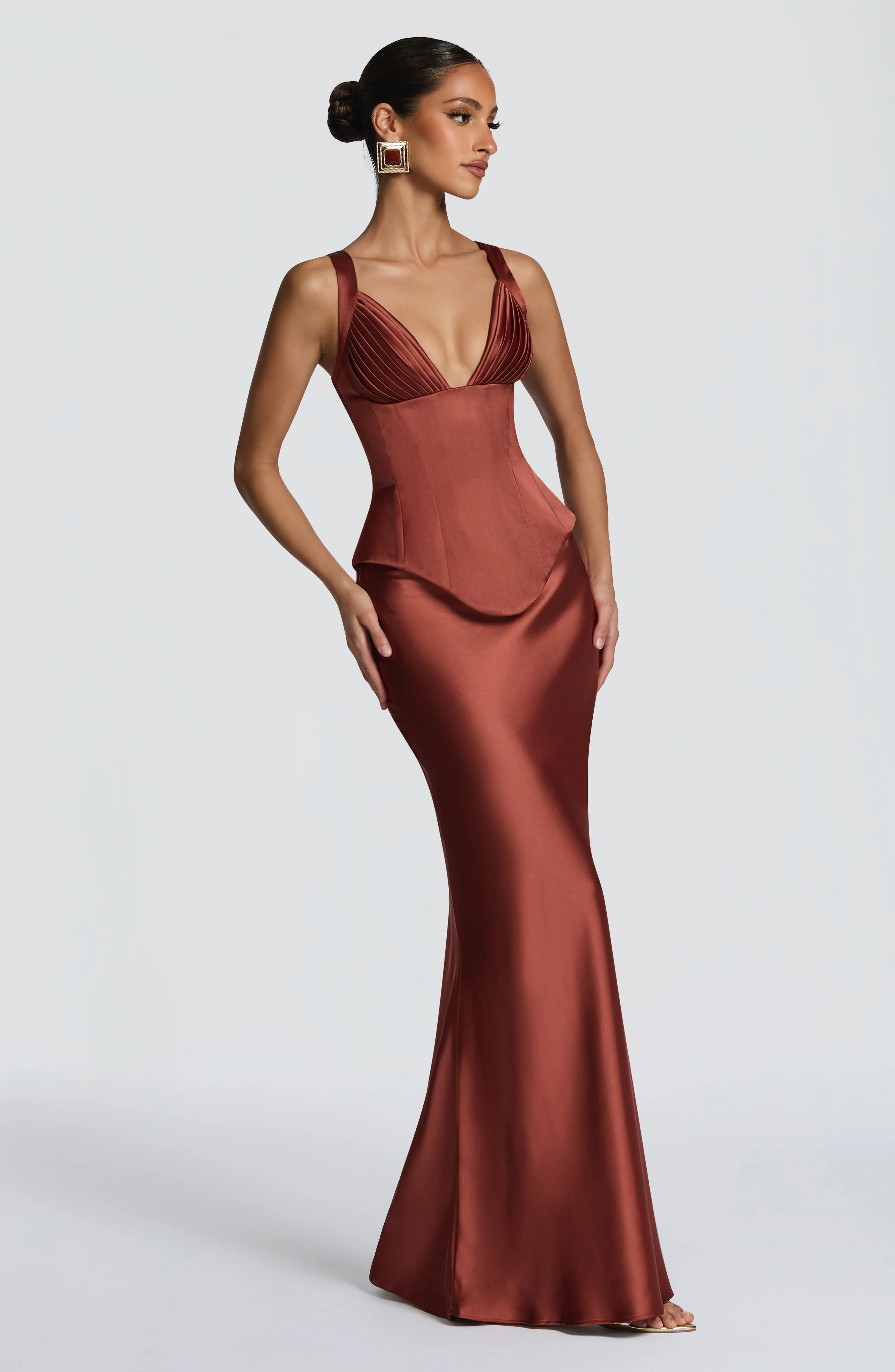 Rowan Corset - Rust - Image 5
