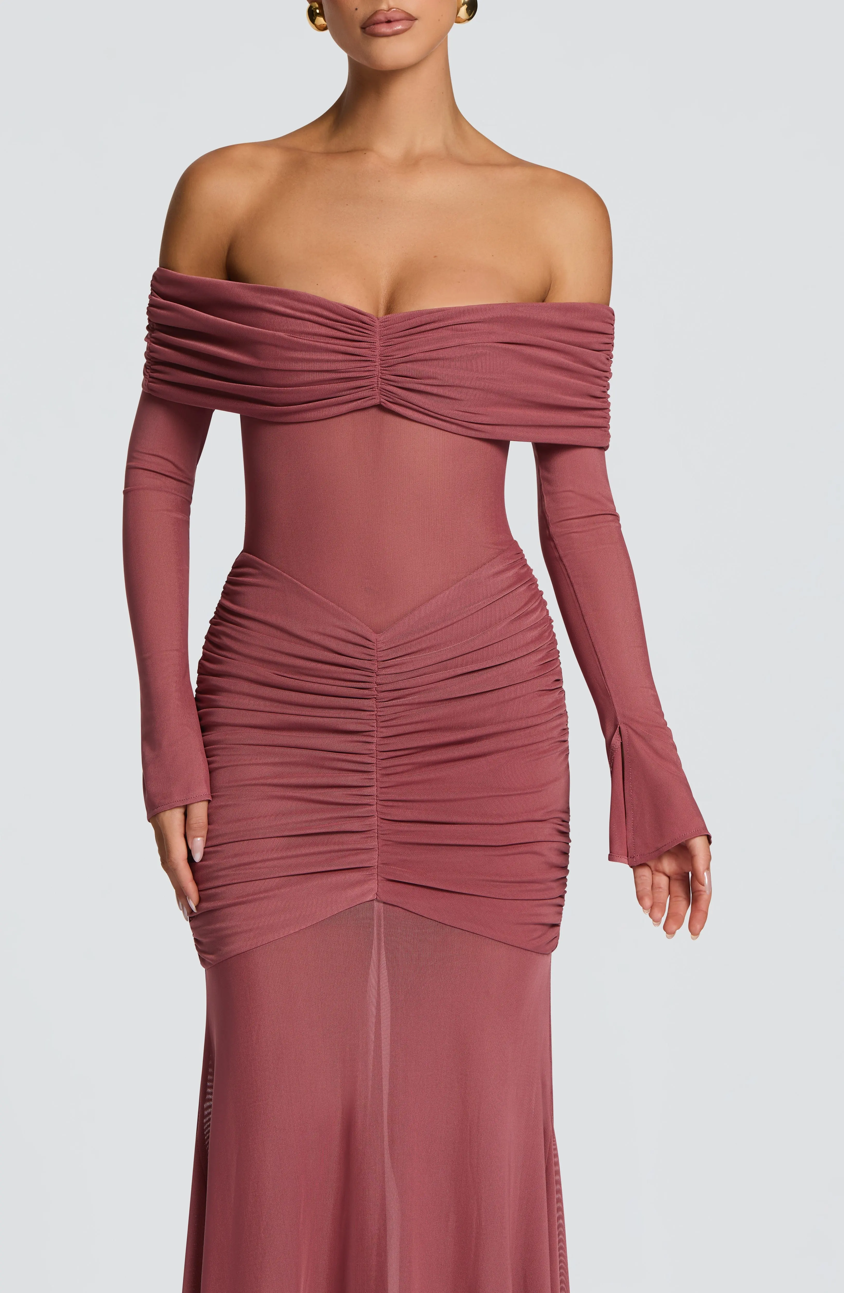 Arlena Maxi Dress - Rose Brown - Image 5