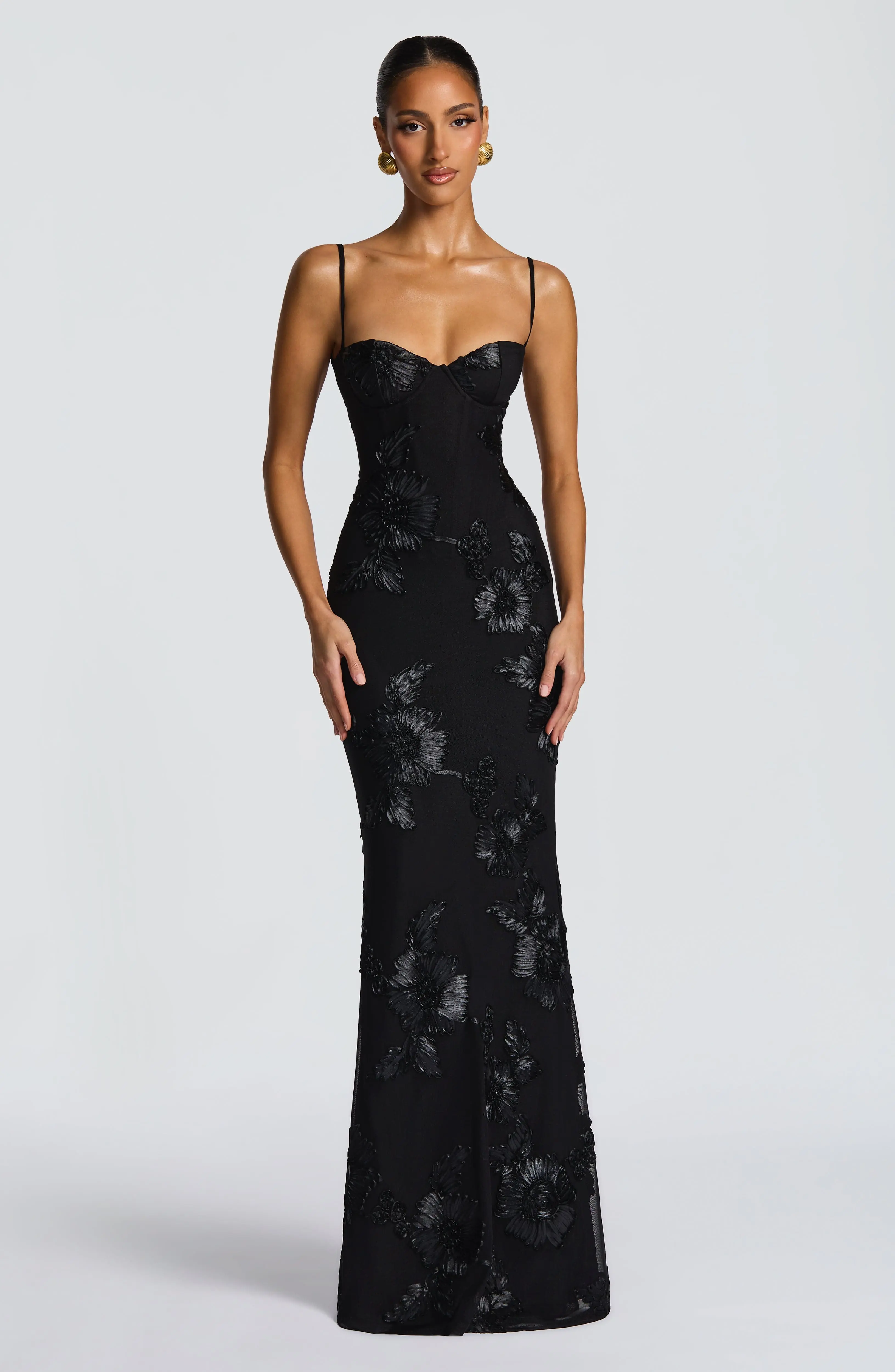 Nefertiti Maxi Dress - Black - Image 13