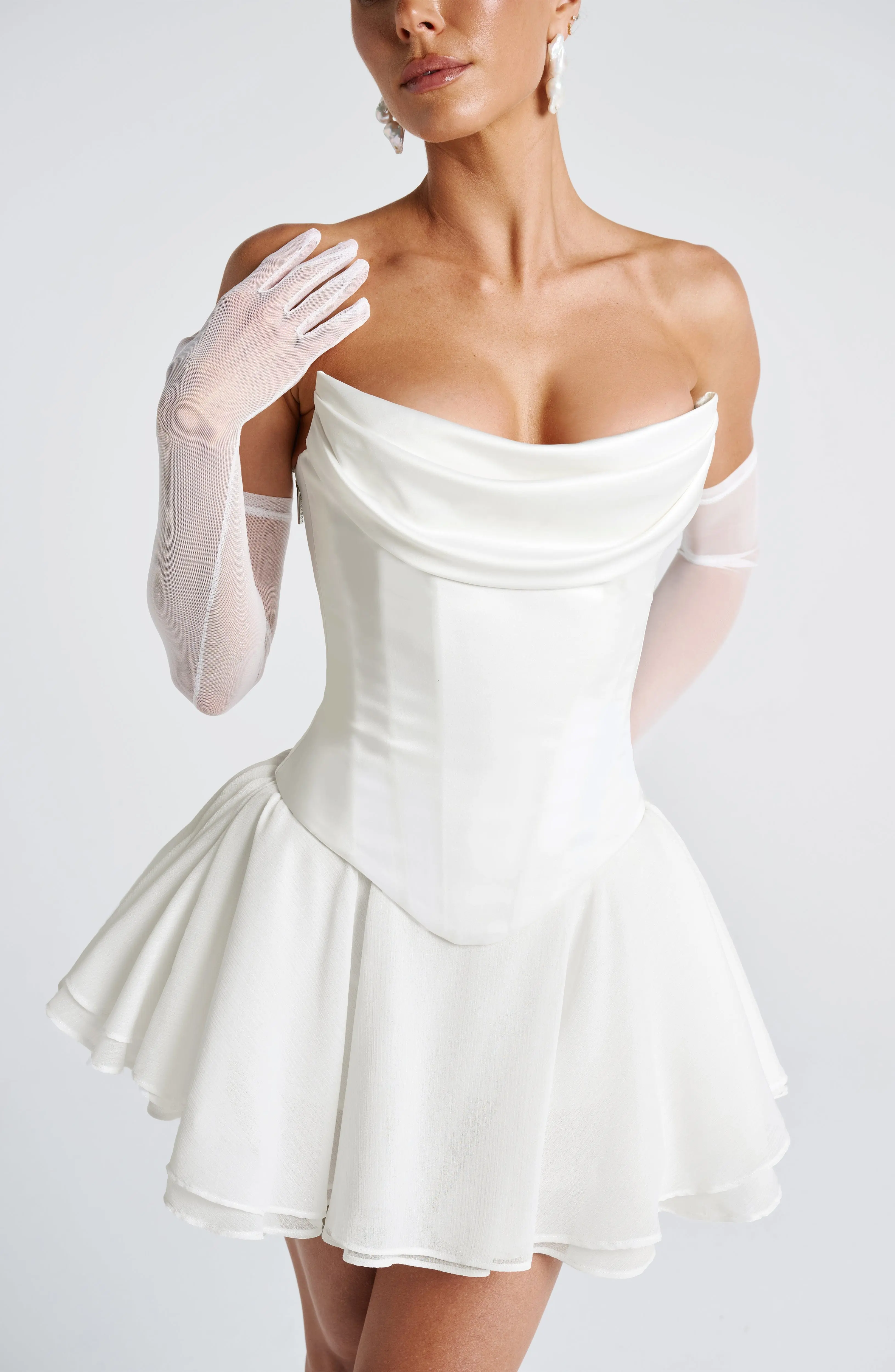 Callista Corset - Ivory - Image 8