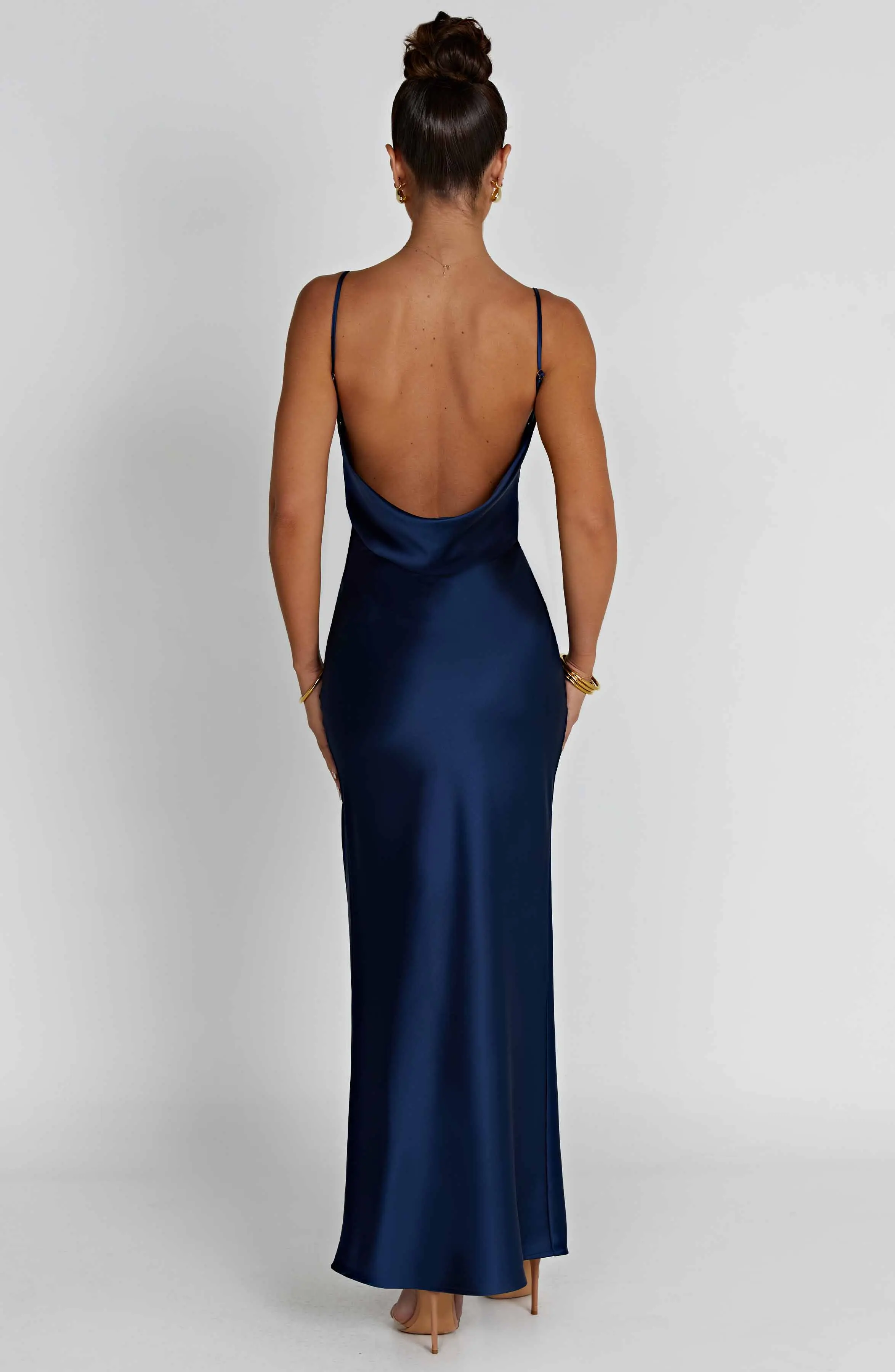 Celestina Maxi Dress - Navy - Image 3