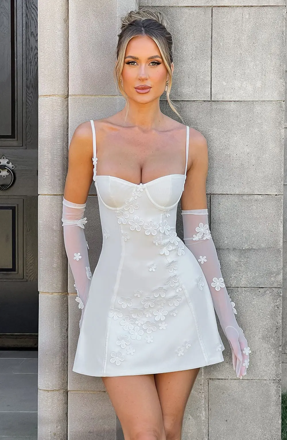 Dalary Mini Dress - Ivory - Image 6