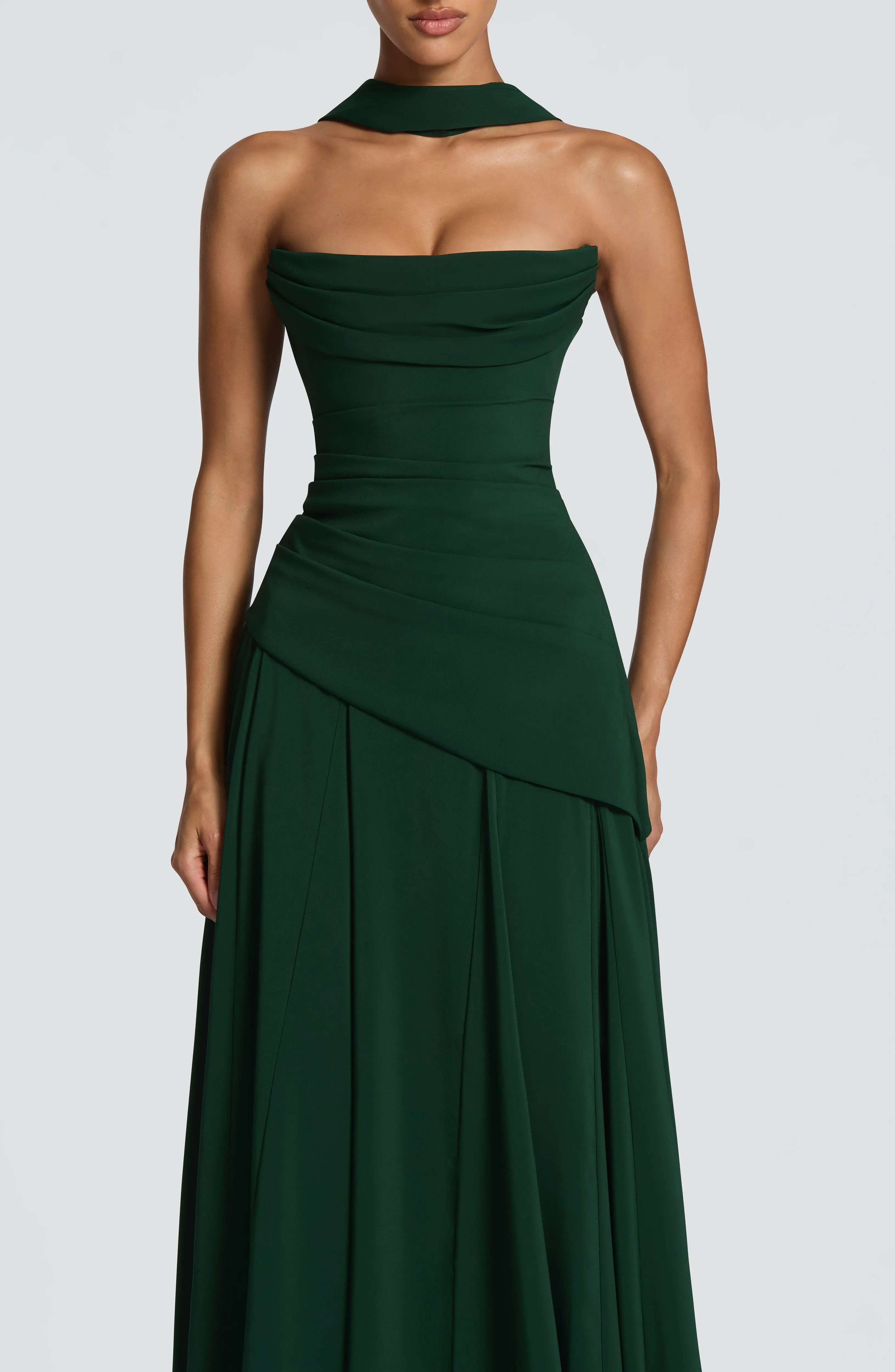 Patricia Maxi Dress - Emerald - Image 5