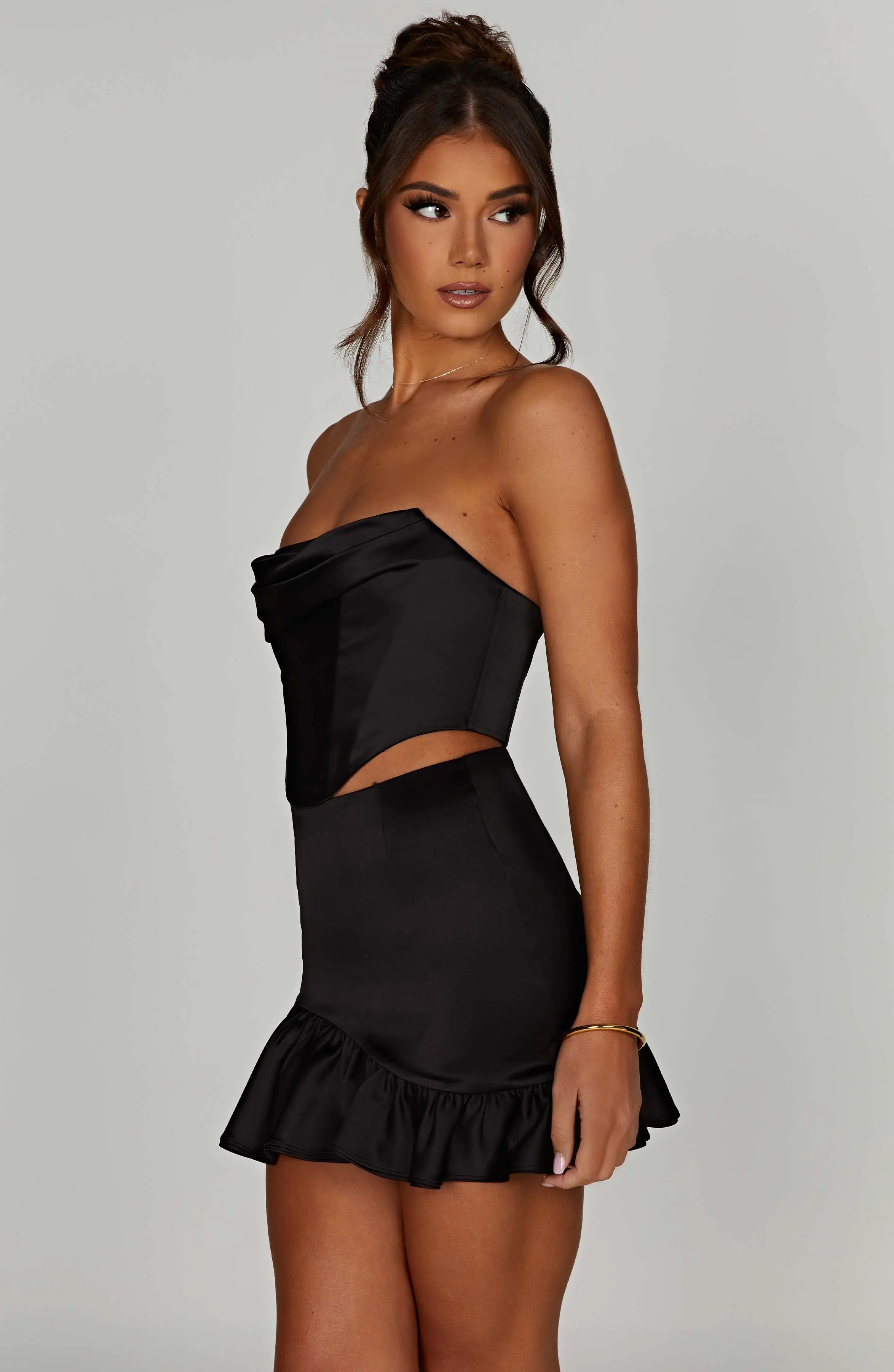 Maura Mini Skirt - Black - Image 10