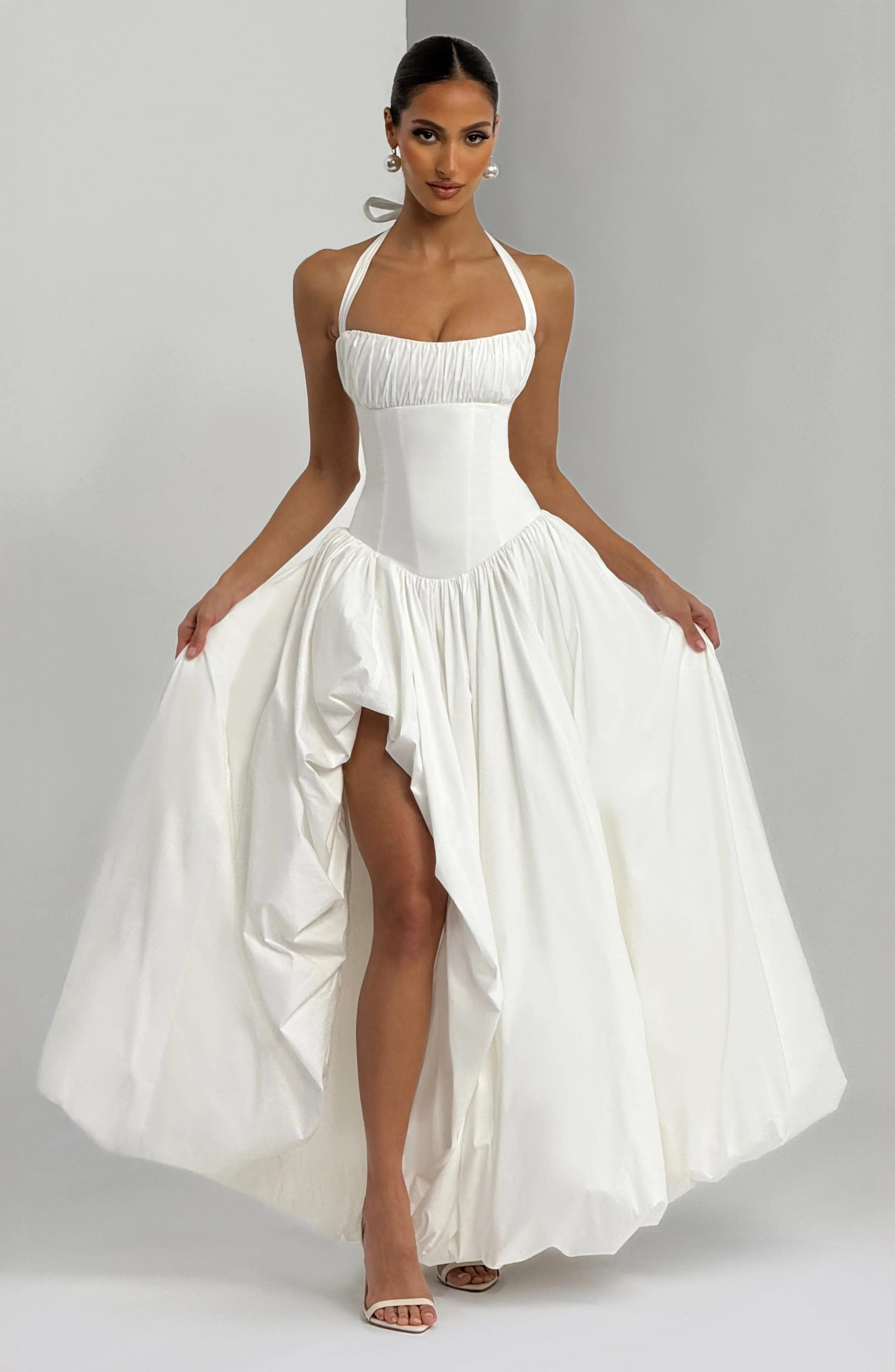 Keira Maxi Dress - Ivory - Image 9