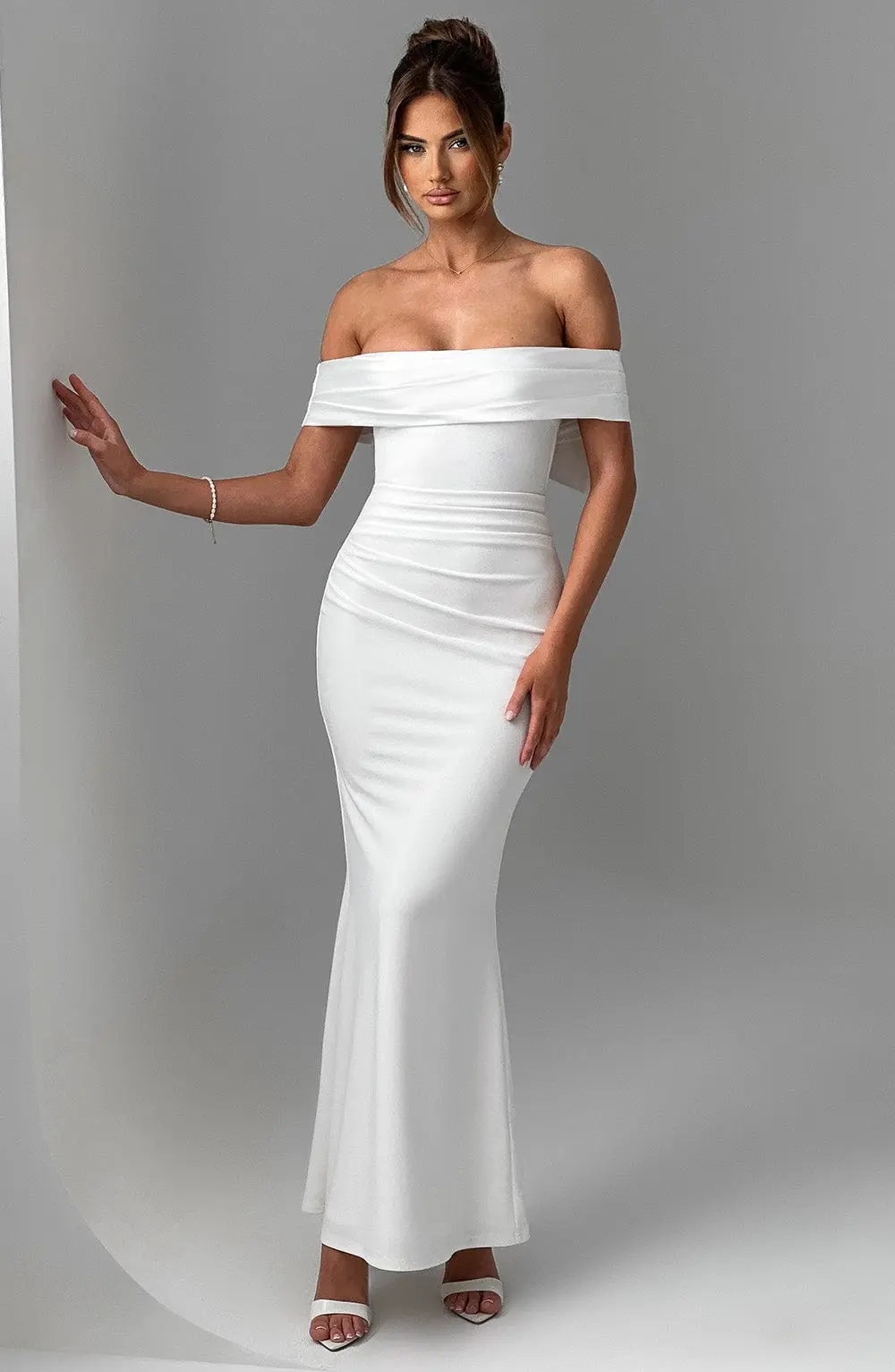 Joanna Maxi Dress - Ivory - Image 8