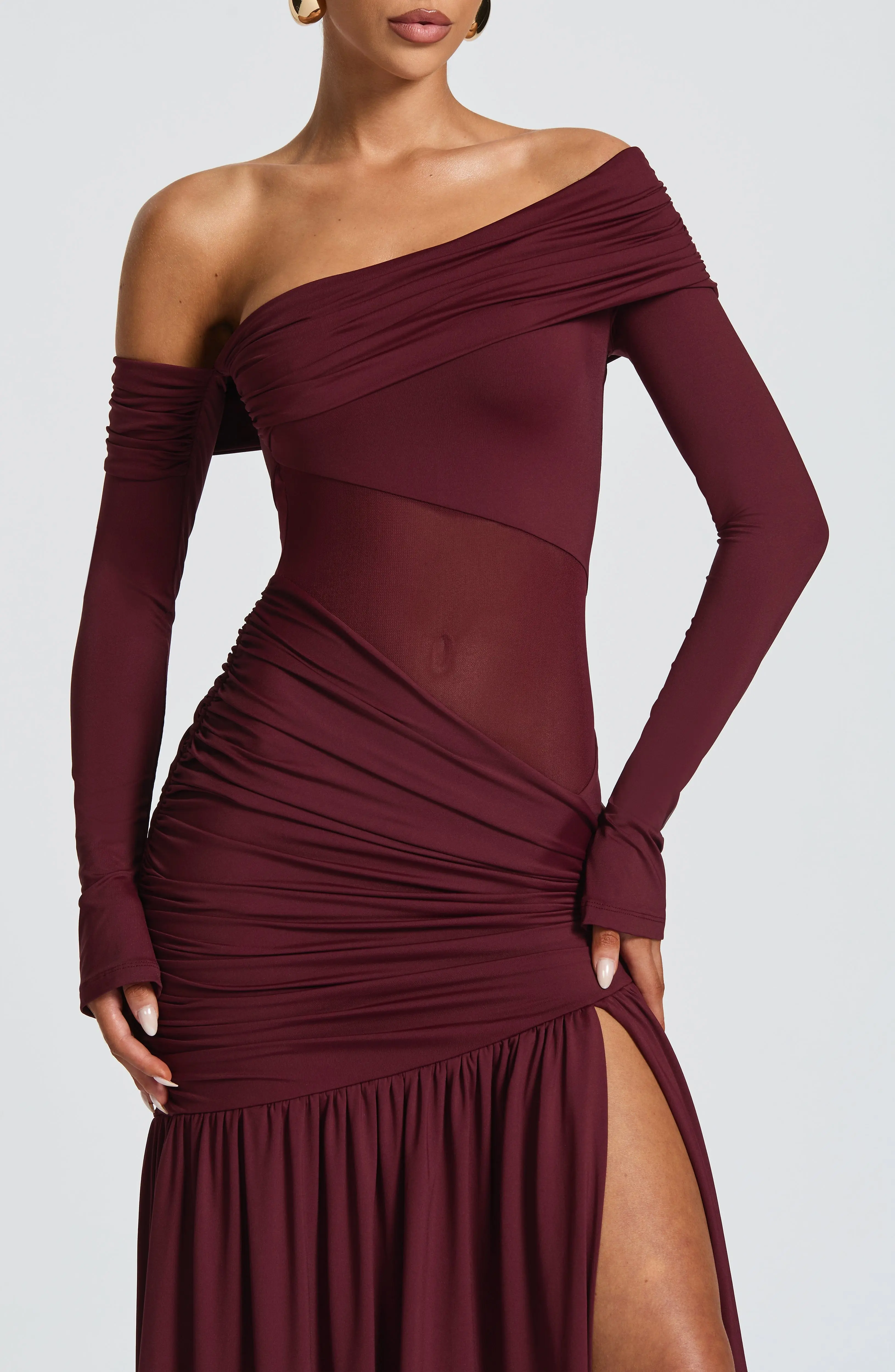 Ettalie Maxi Dress - Cherry Lacquer - Image 5
