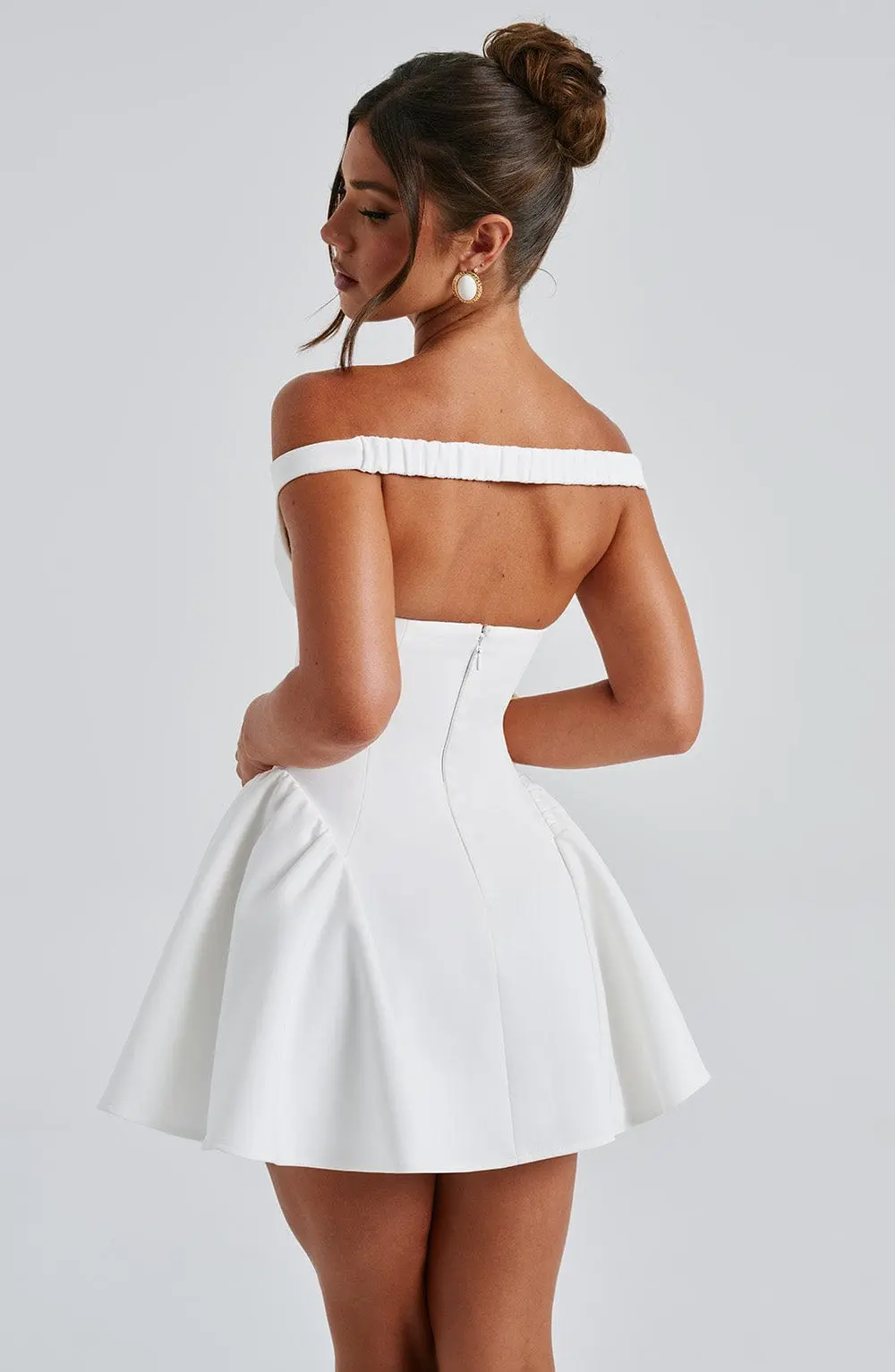 Marla Mini Dress - Ivory - Image 8