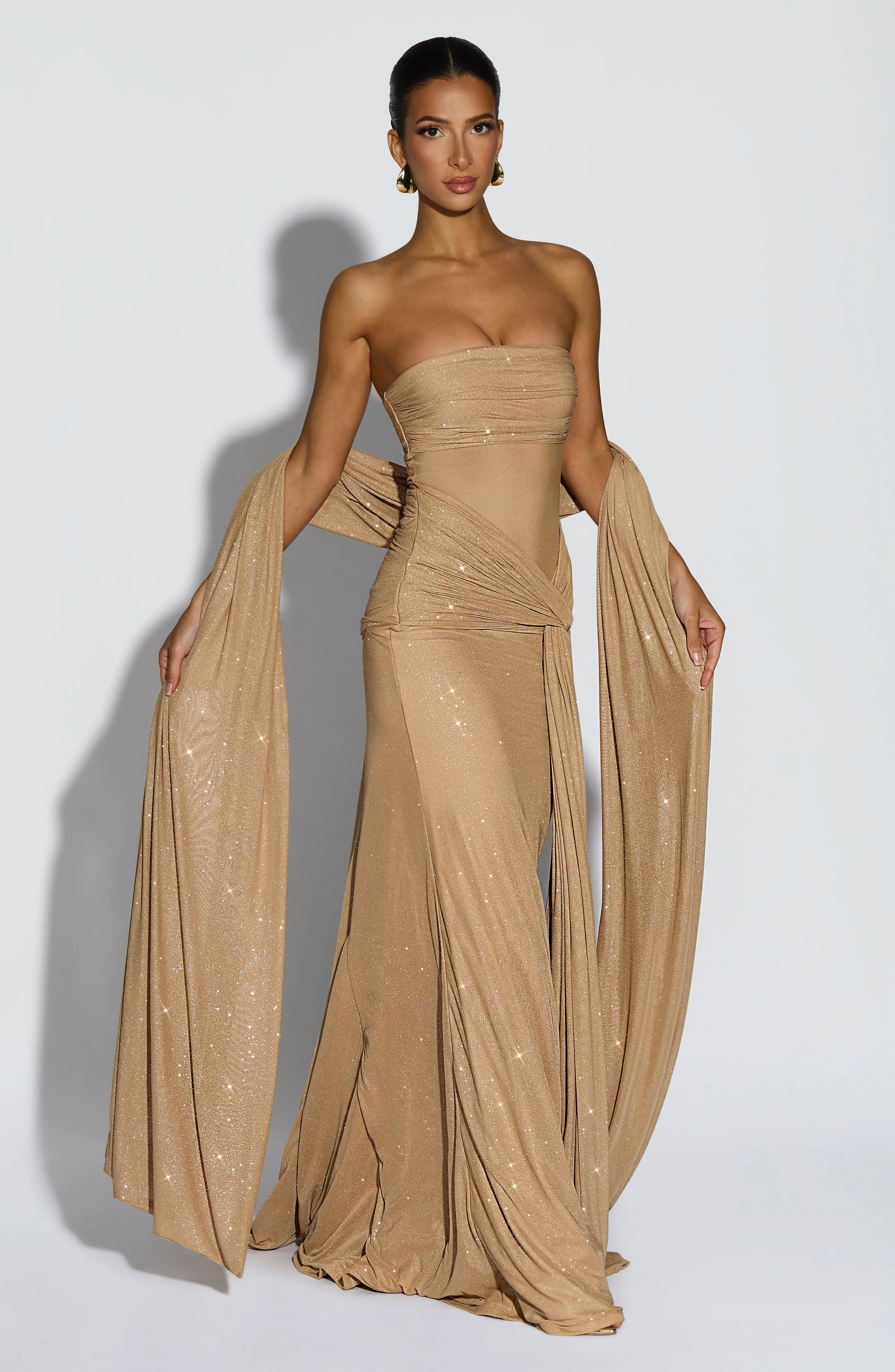 Agnes Shawl - Gold Sparkle - Image 4