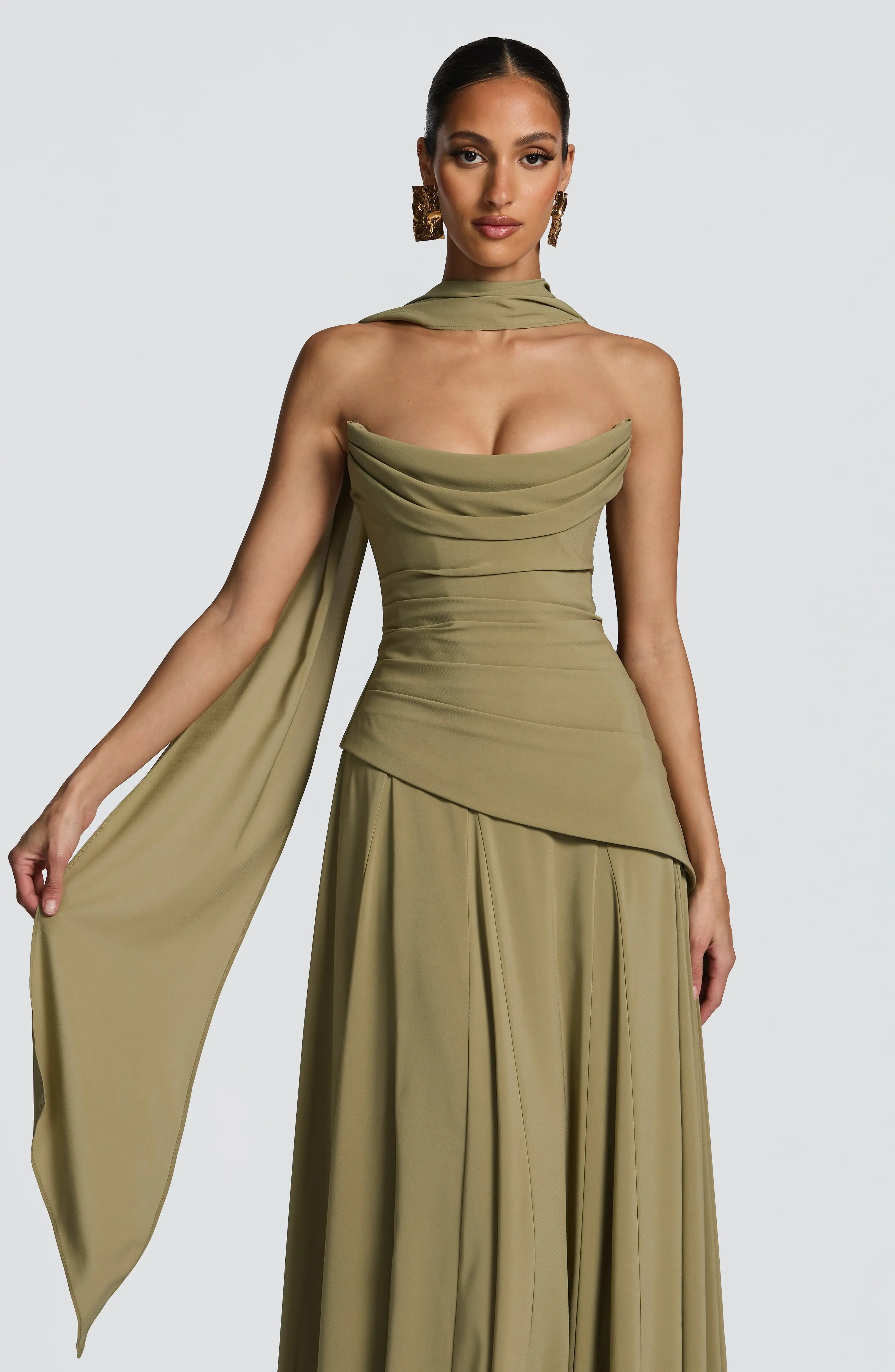 Patricia Maxi Dress - Sage - Image 15