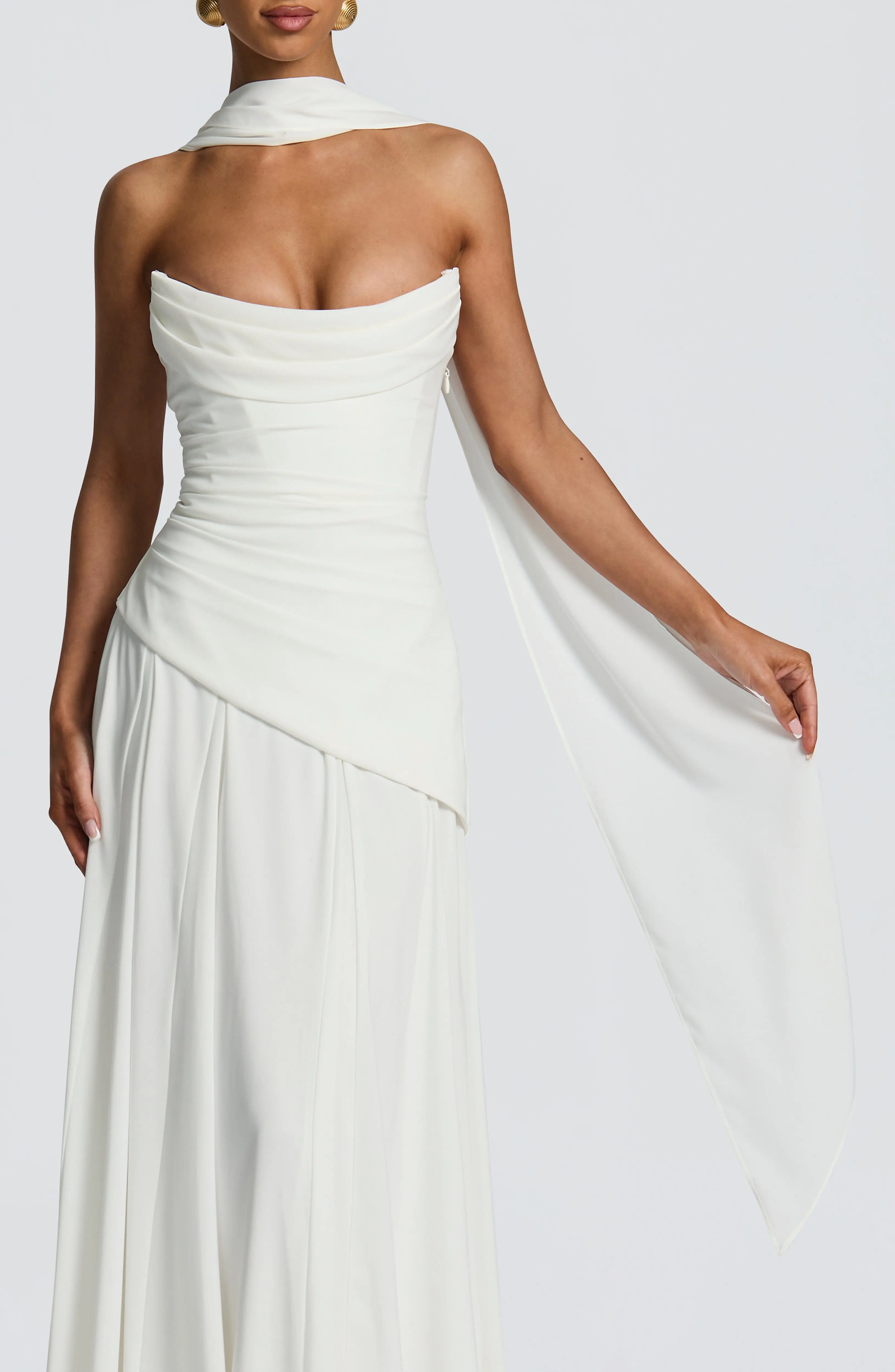 Mila Scarf - Ivory