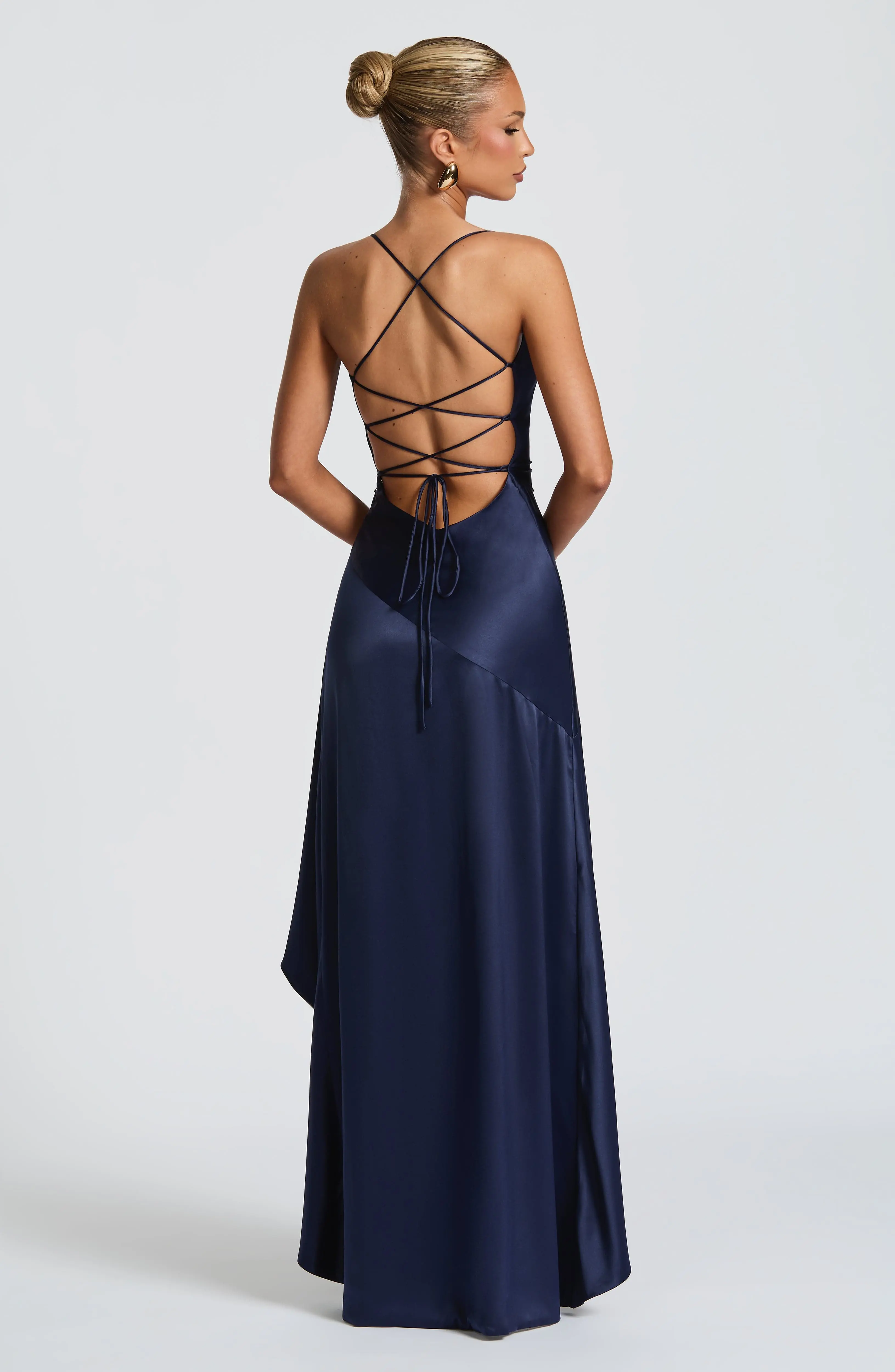 Samira Maxi Dress - Navy - Image 4