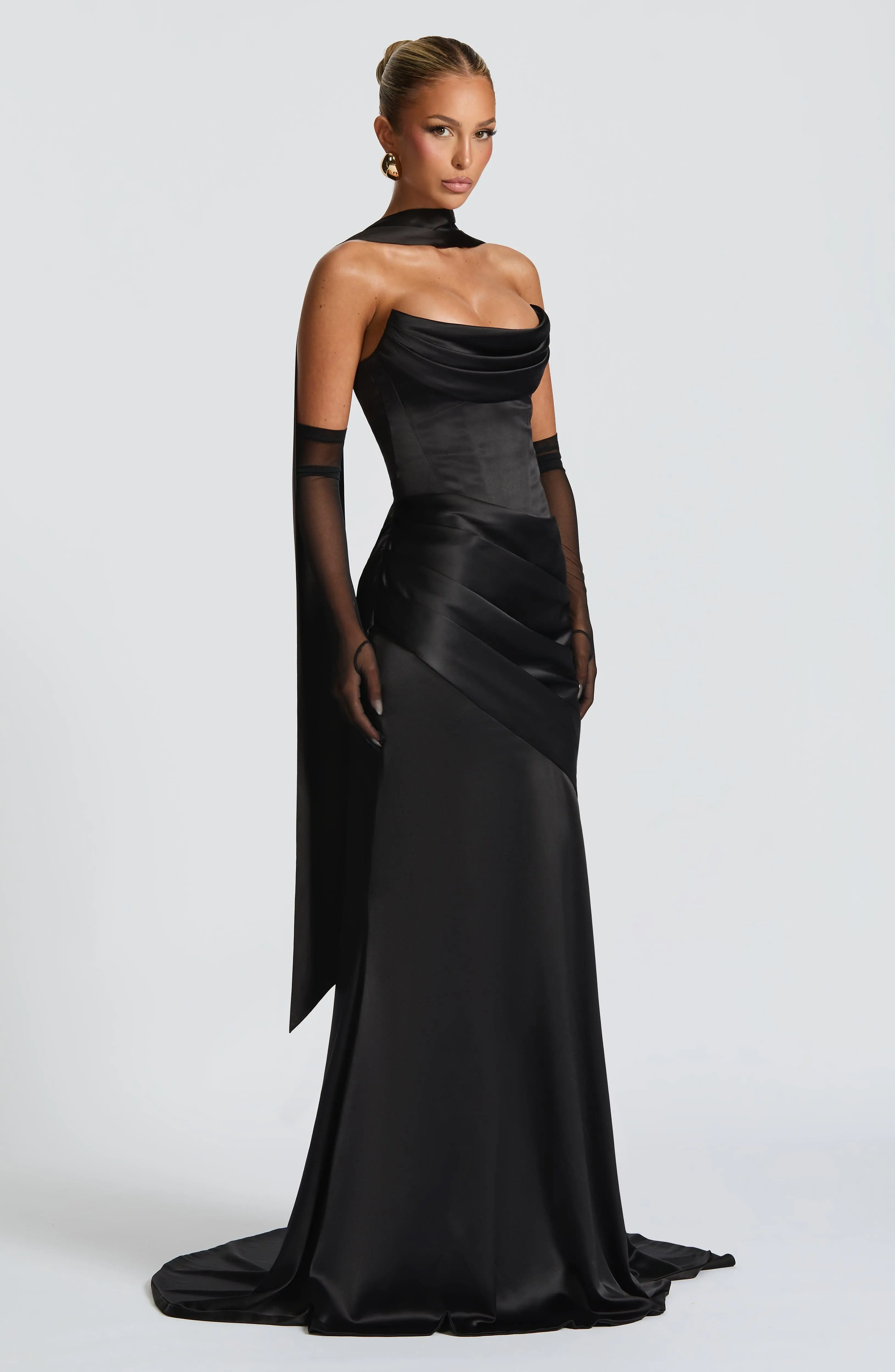 Kensington Maxi Dress - Black - Image 3