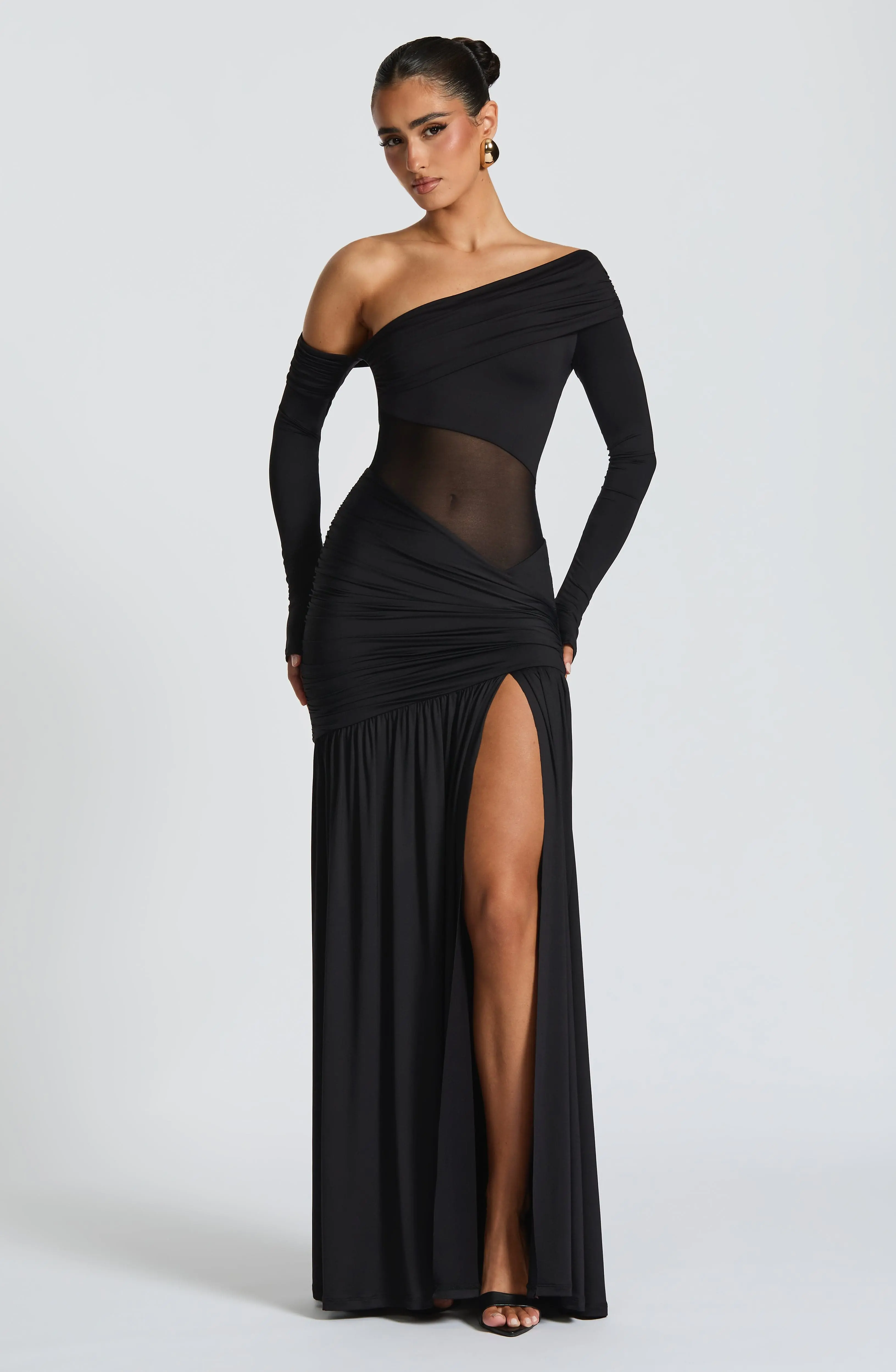 Ettalie Maxi Dress - Black - Image 7