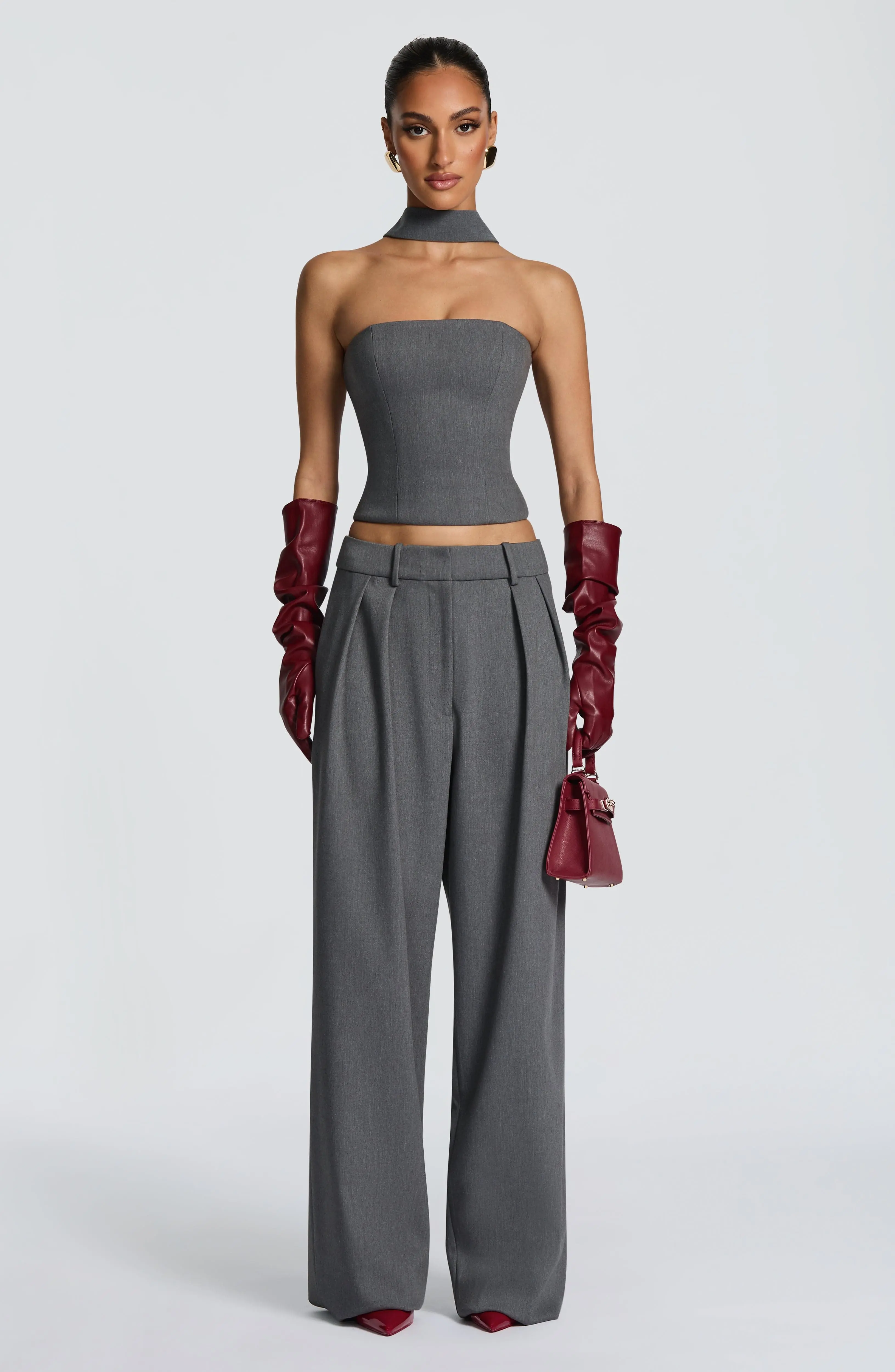 Kirsty Pants - Grey Marl - Image 2