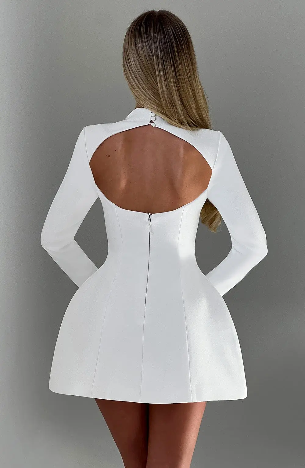 Kelly Mini Dress - Ivory - Image 5