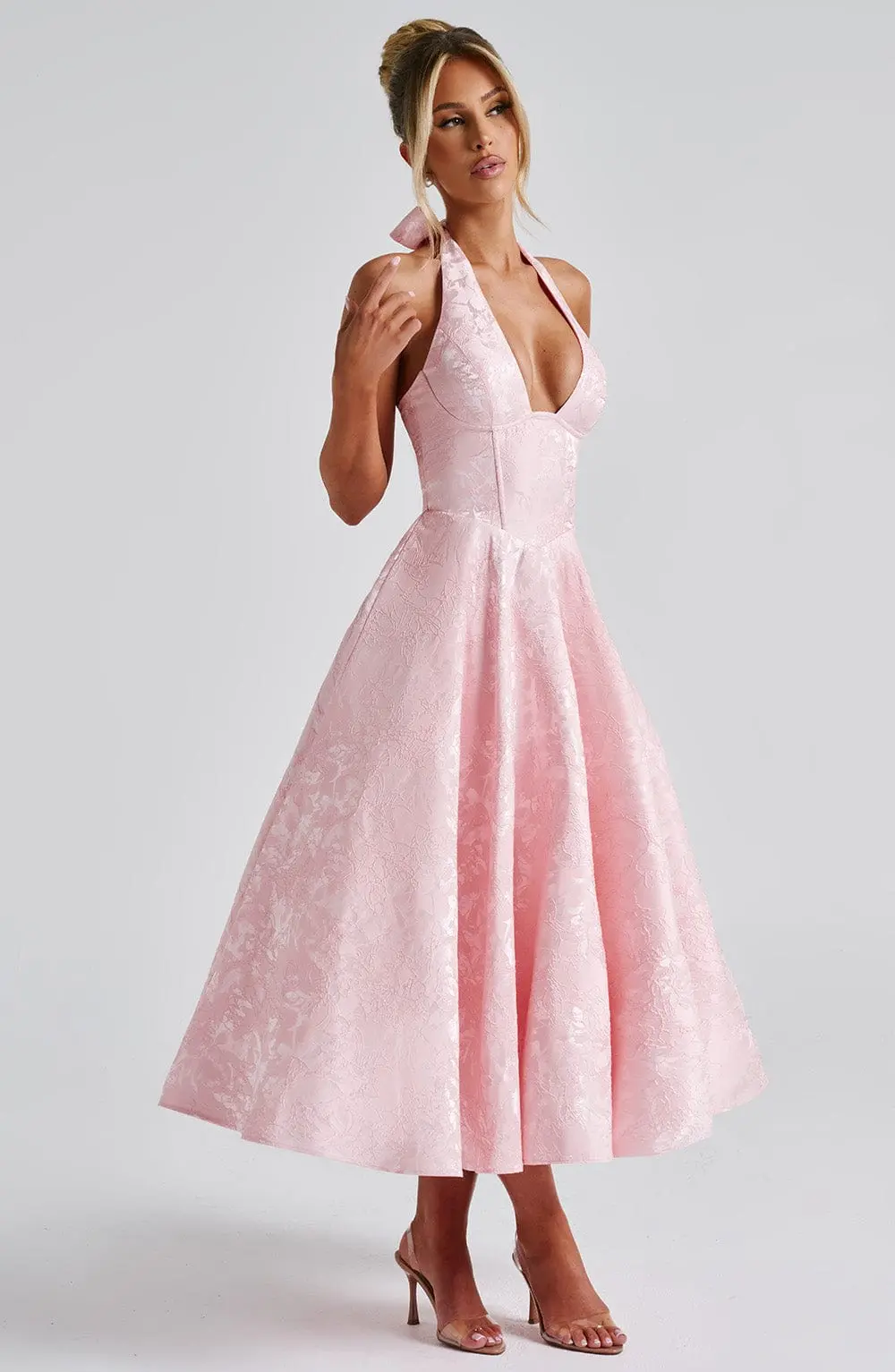 Effie Midi Dress - Blush - Image 9