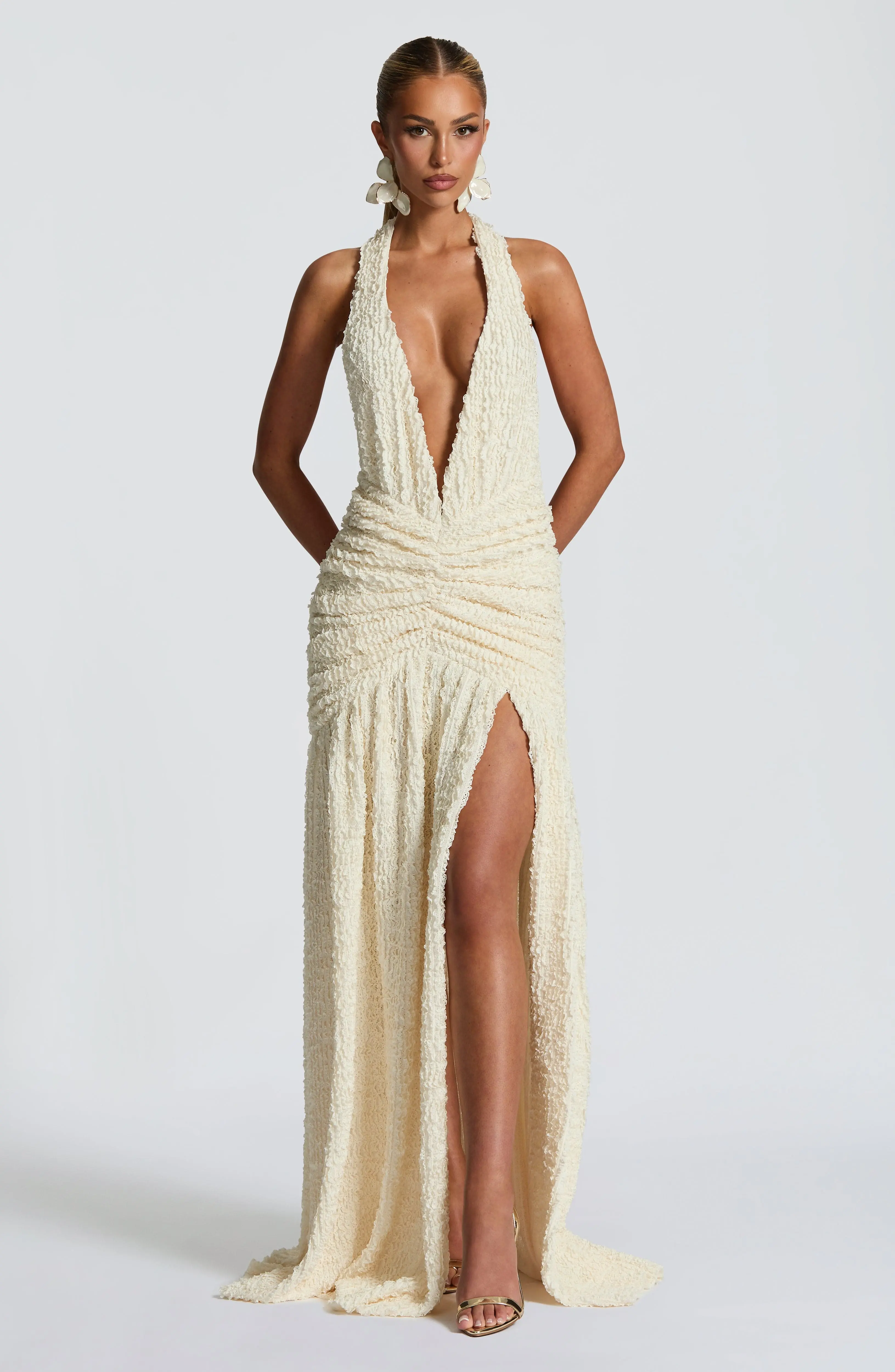 Minerva Maxi Dress - Ivory - Image 7