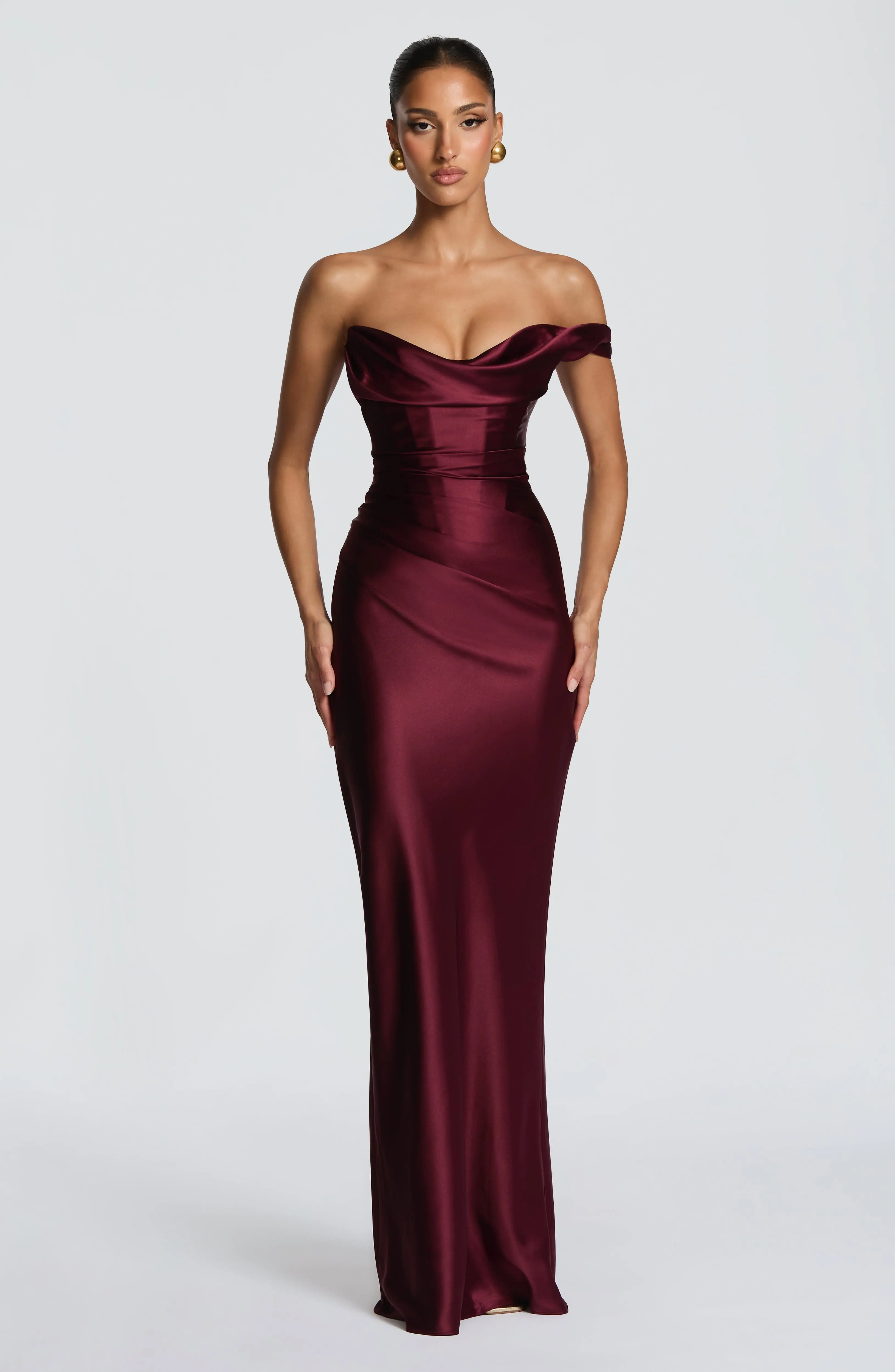 Thalassa Maxi Dress - Cherry Lacquer - Image 2