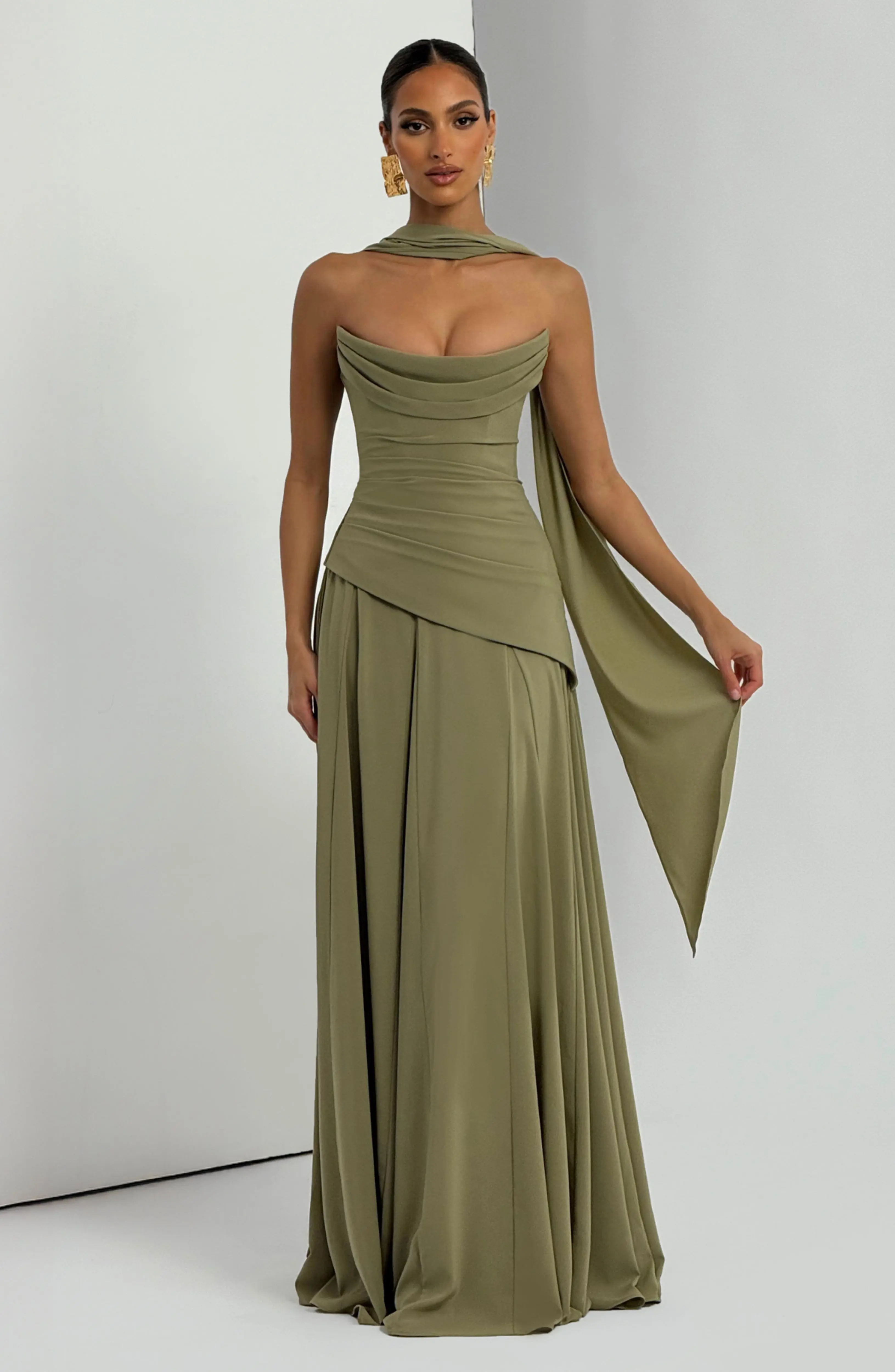 Patricia Maxi Dress - Sage - Image 9