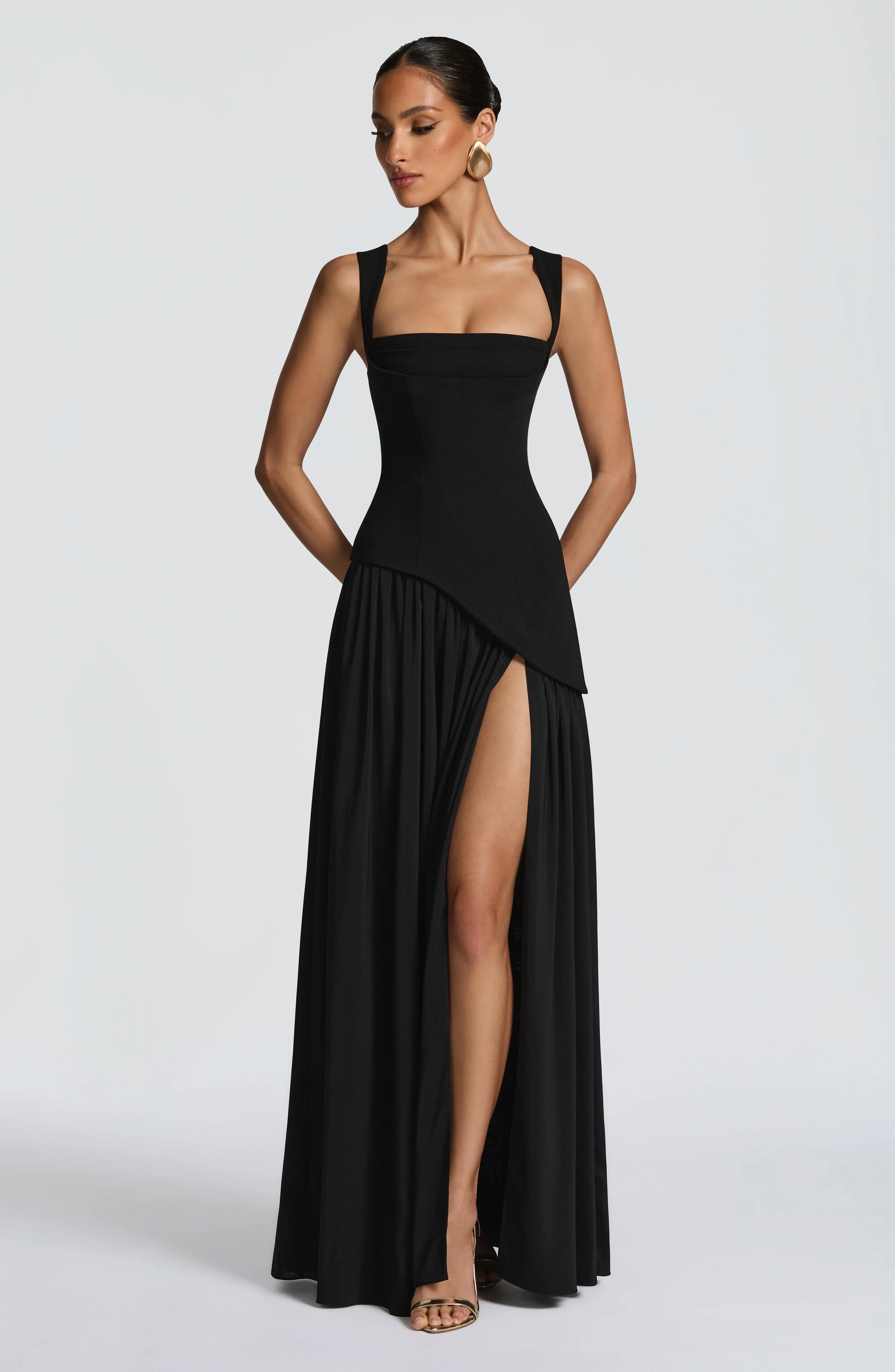 Tullulah Maxi Dress - Black - Image 11