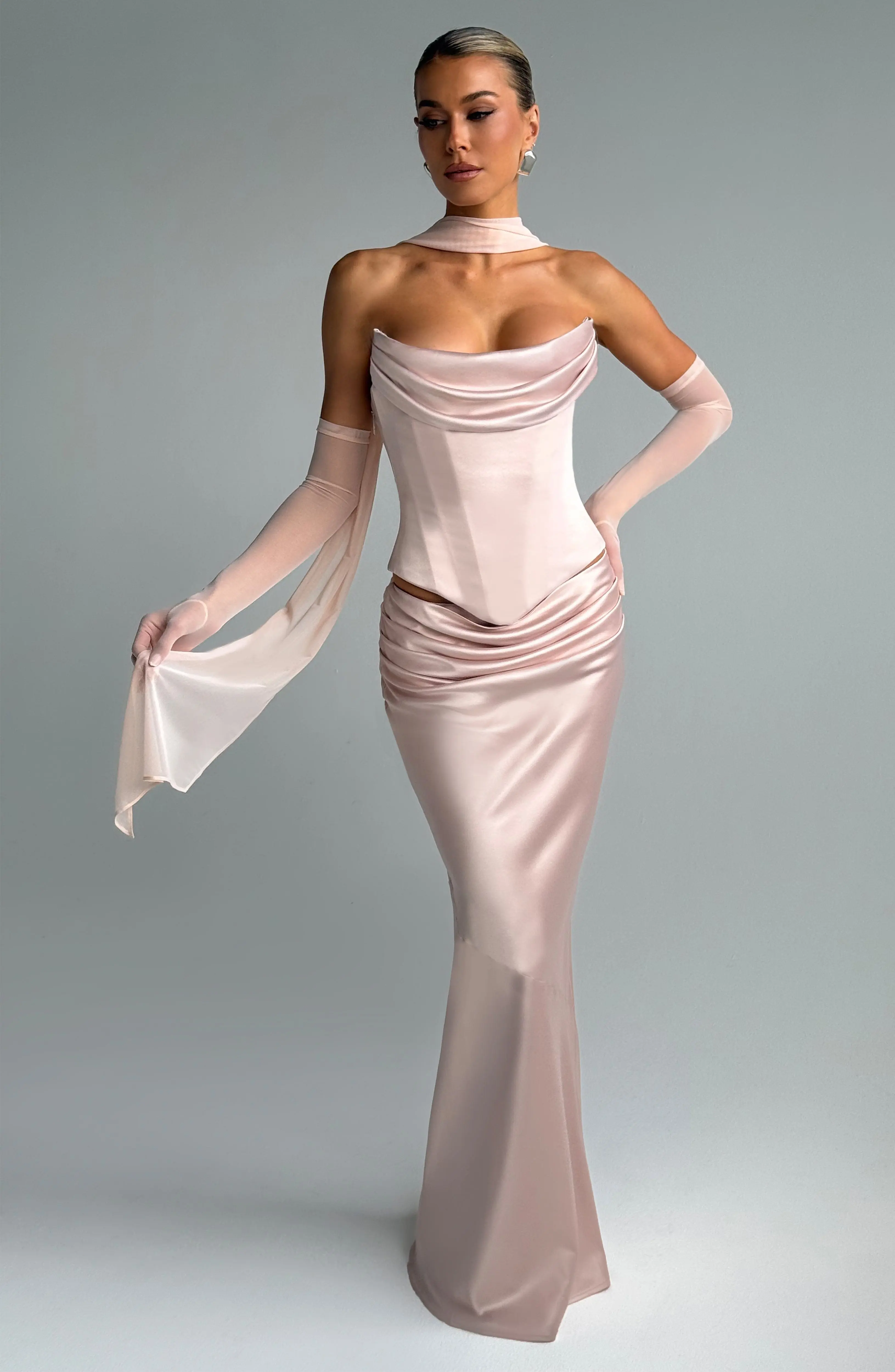 Callista Corset - Soft Peach - Image 14
